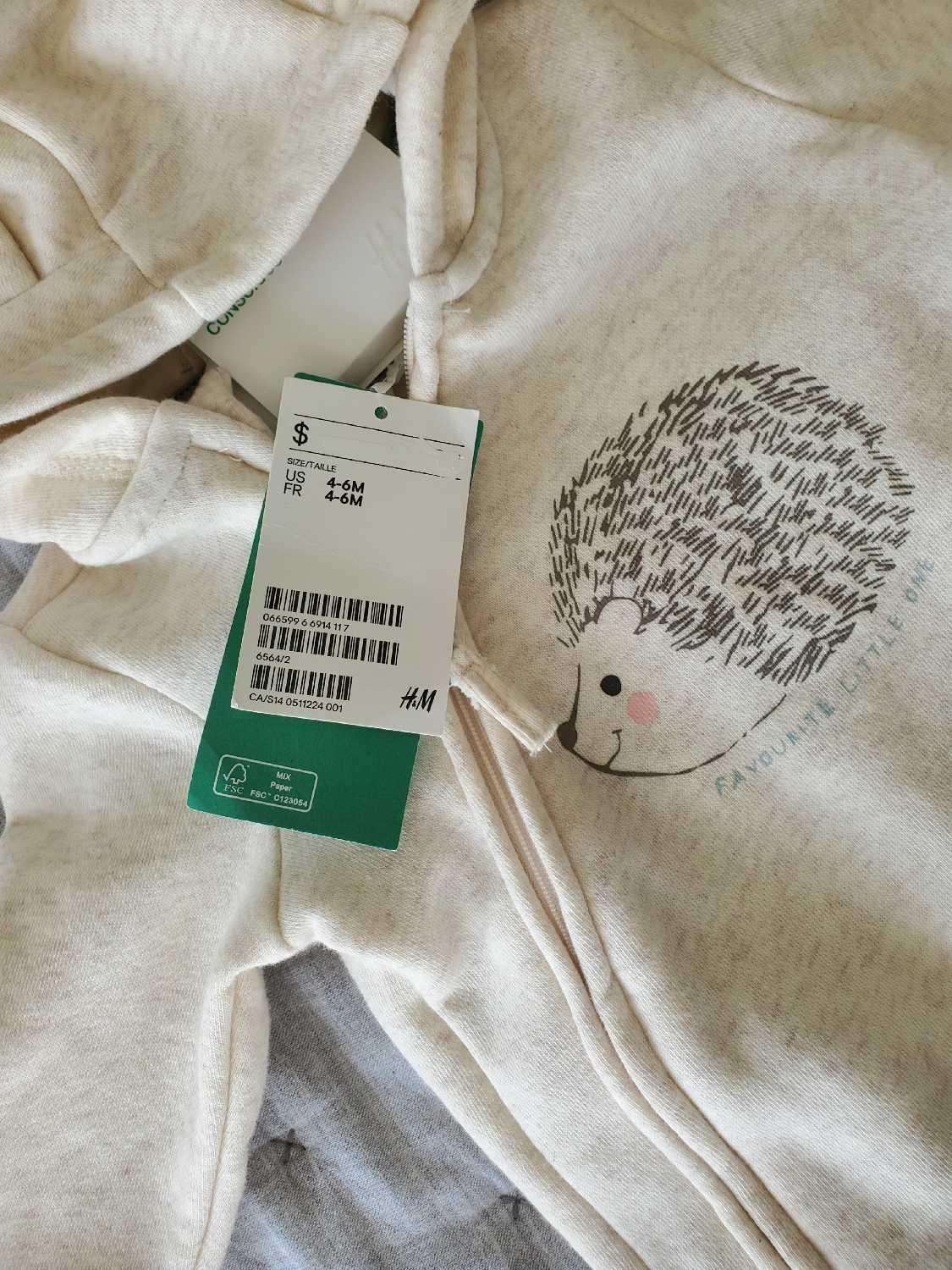 2 Pcs H&M Outfit 4-6 months, Kids 6 Month (3-6M)