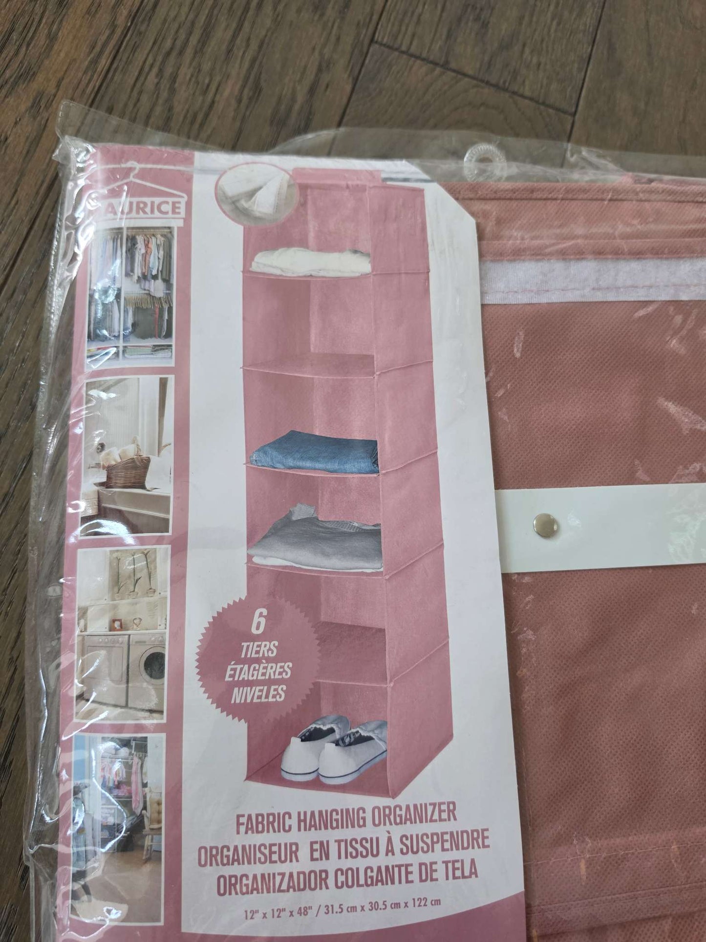 Pink Closet Organizer