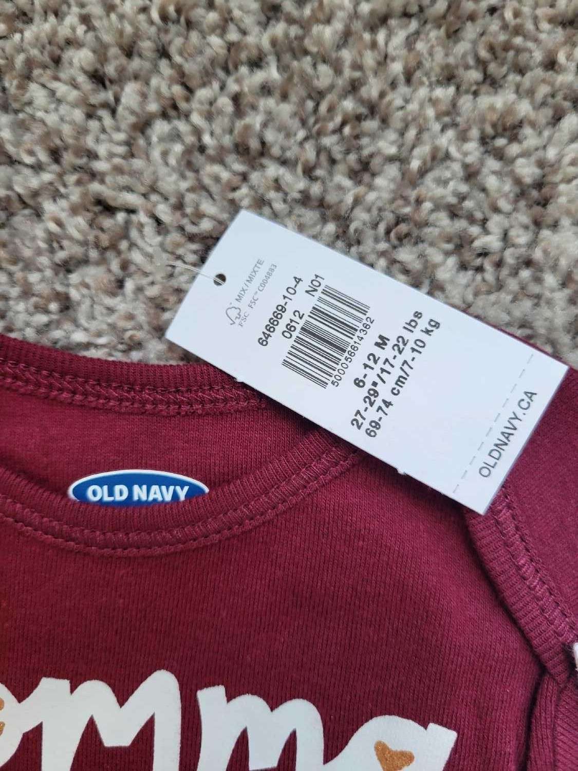 3 Onsies (From H +M , Old Navy and Indigo baby), Kids 9 Month (6-9M)