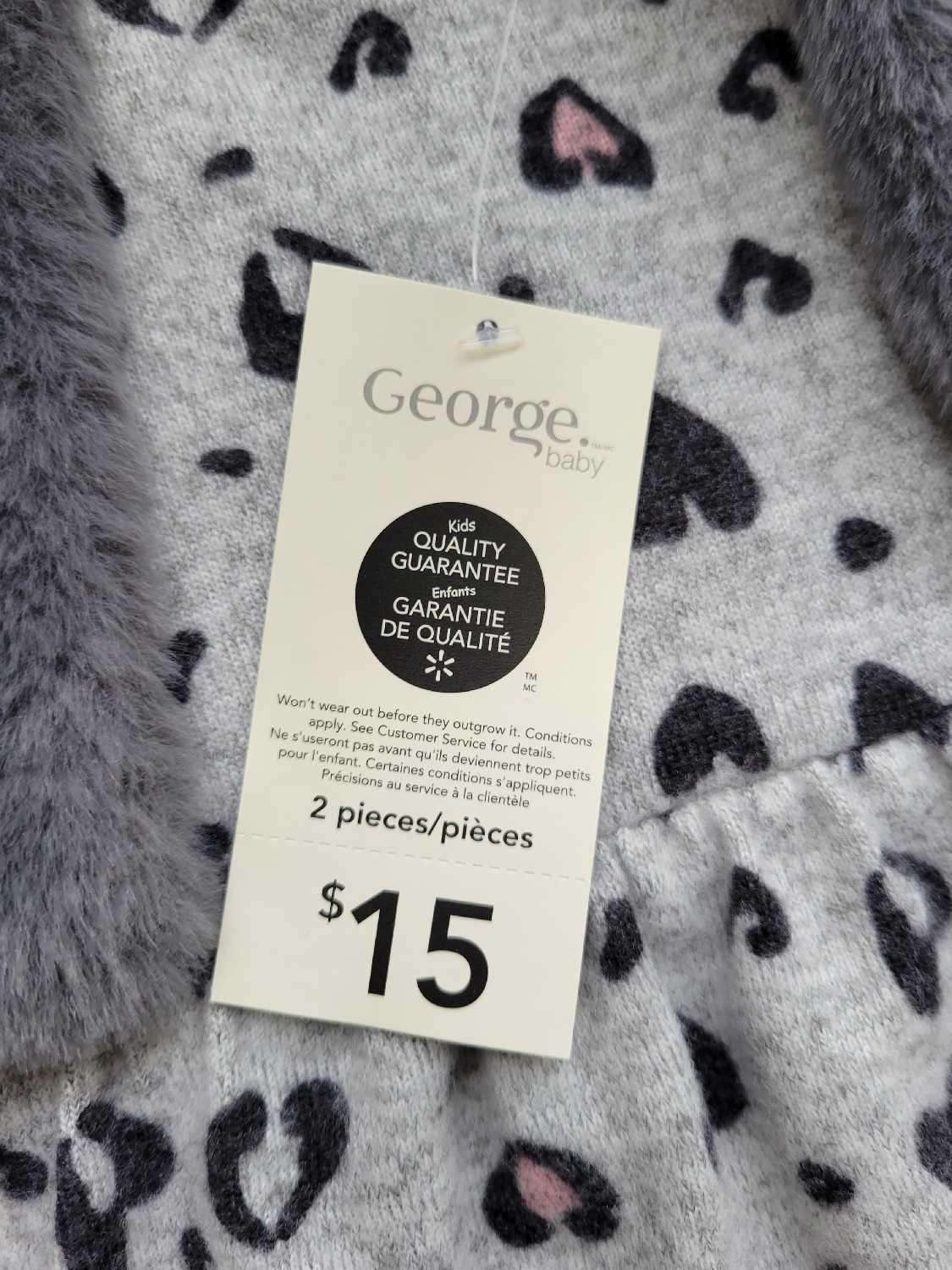 2 Dresses 6-12 months (EUC Zara and Brand New George), Kids 9 Month (6-9M)