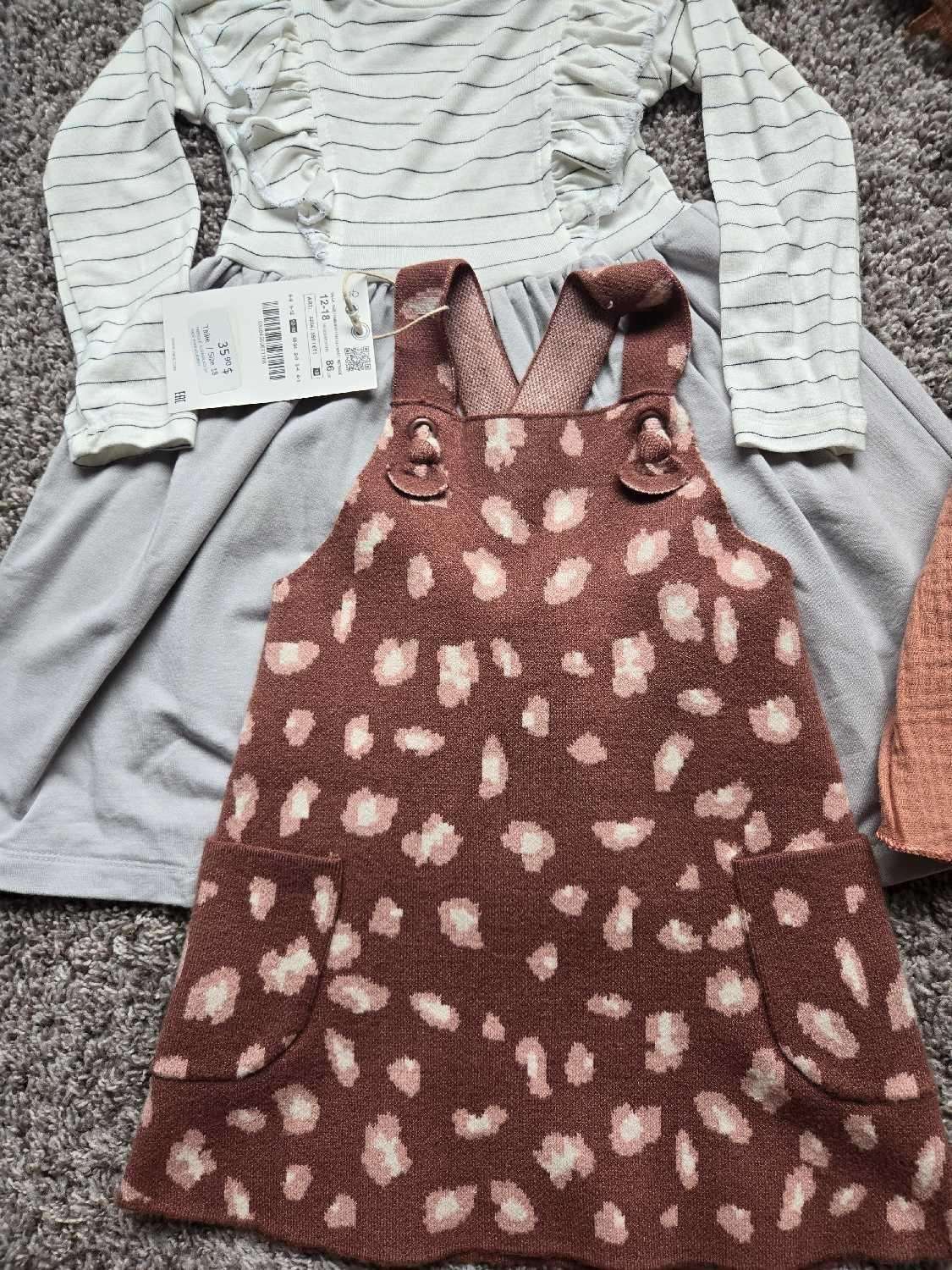 3 Dresses- BNWT and EUC (Today's Modern Bebe, Zara, Etsy), Kids 18 Month (12-18M)