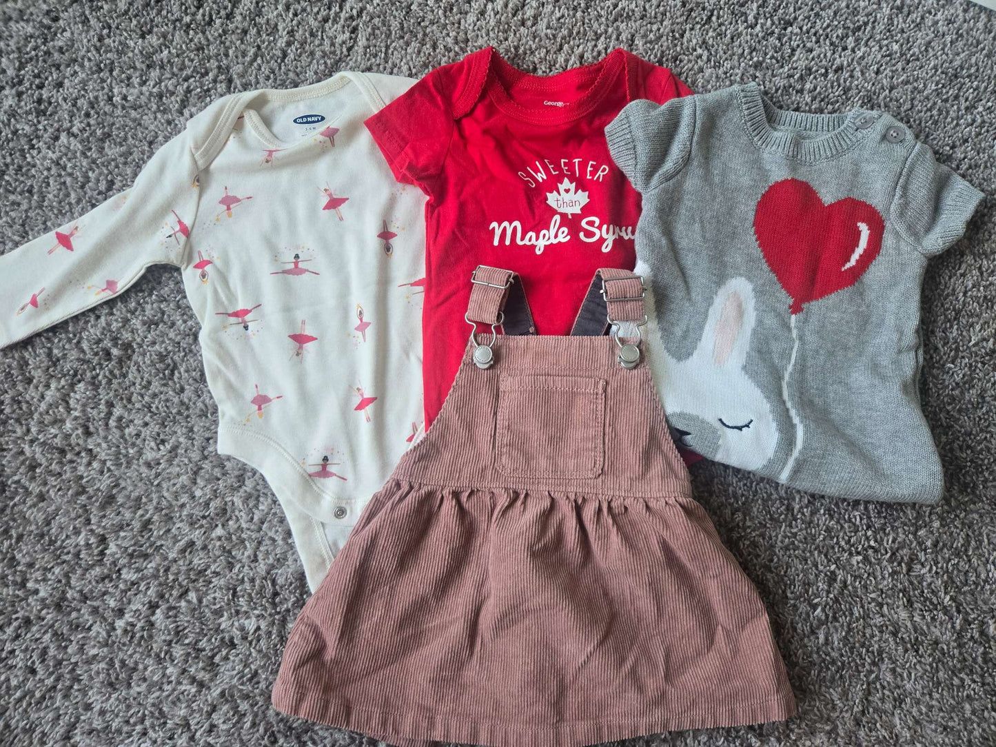 4 Pcs Bundle 3-6 months ( Old Navy, Joe Fresh, George and Zara) , Kids 6 Month (3-6M)