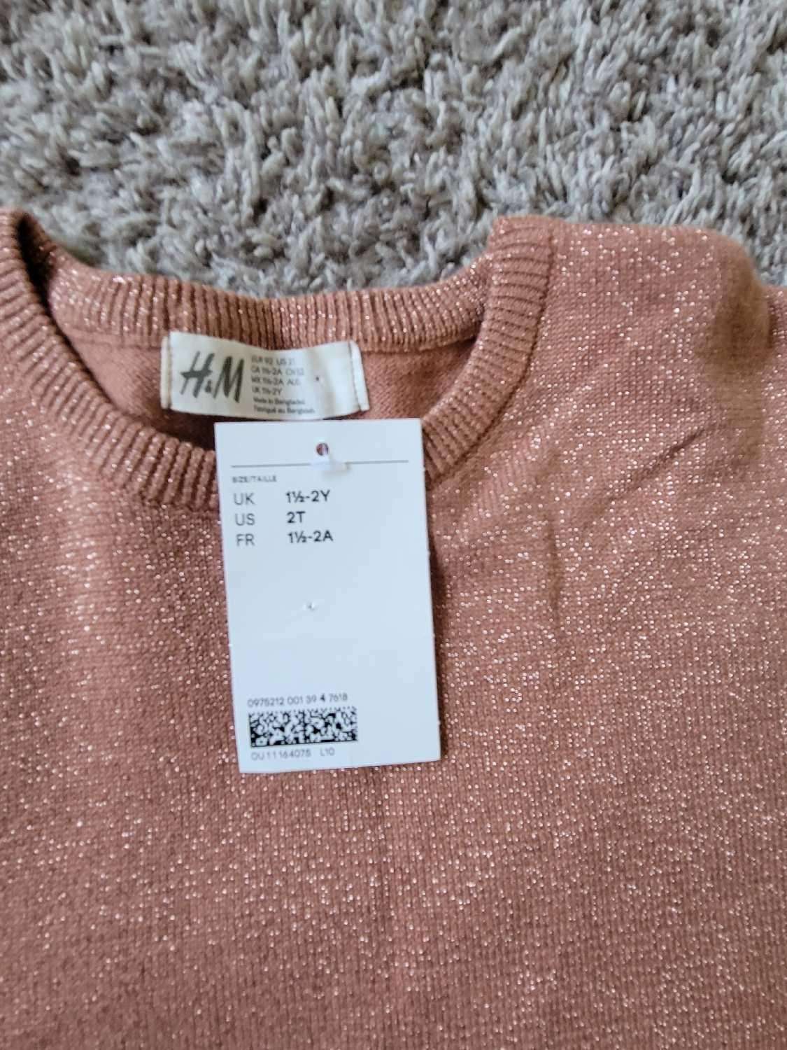 2Pcs: H&M Dress and GAP Leggings, Kids 24 Month (18-24M)