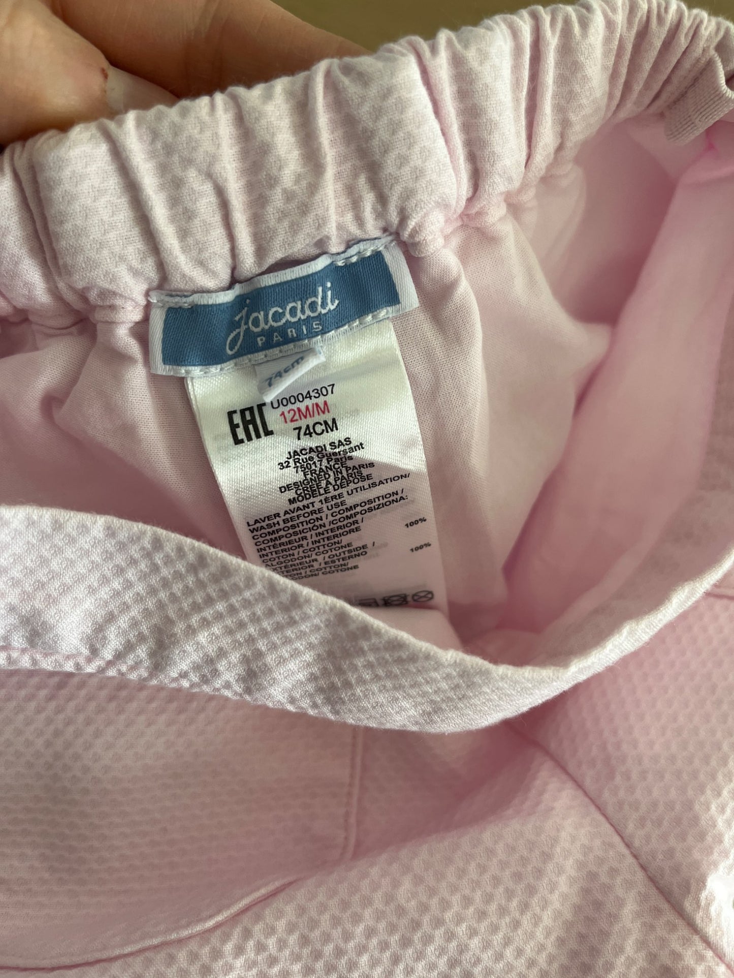Baby Girl’s Shorts (Jacadi Paris) , Kids 12 Month (9-12M)