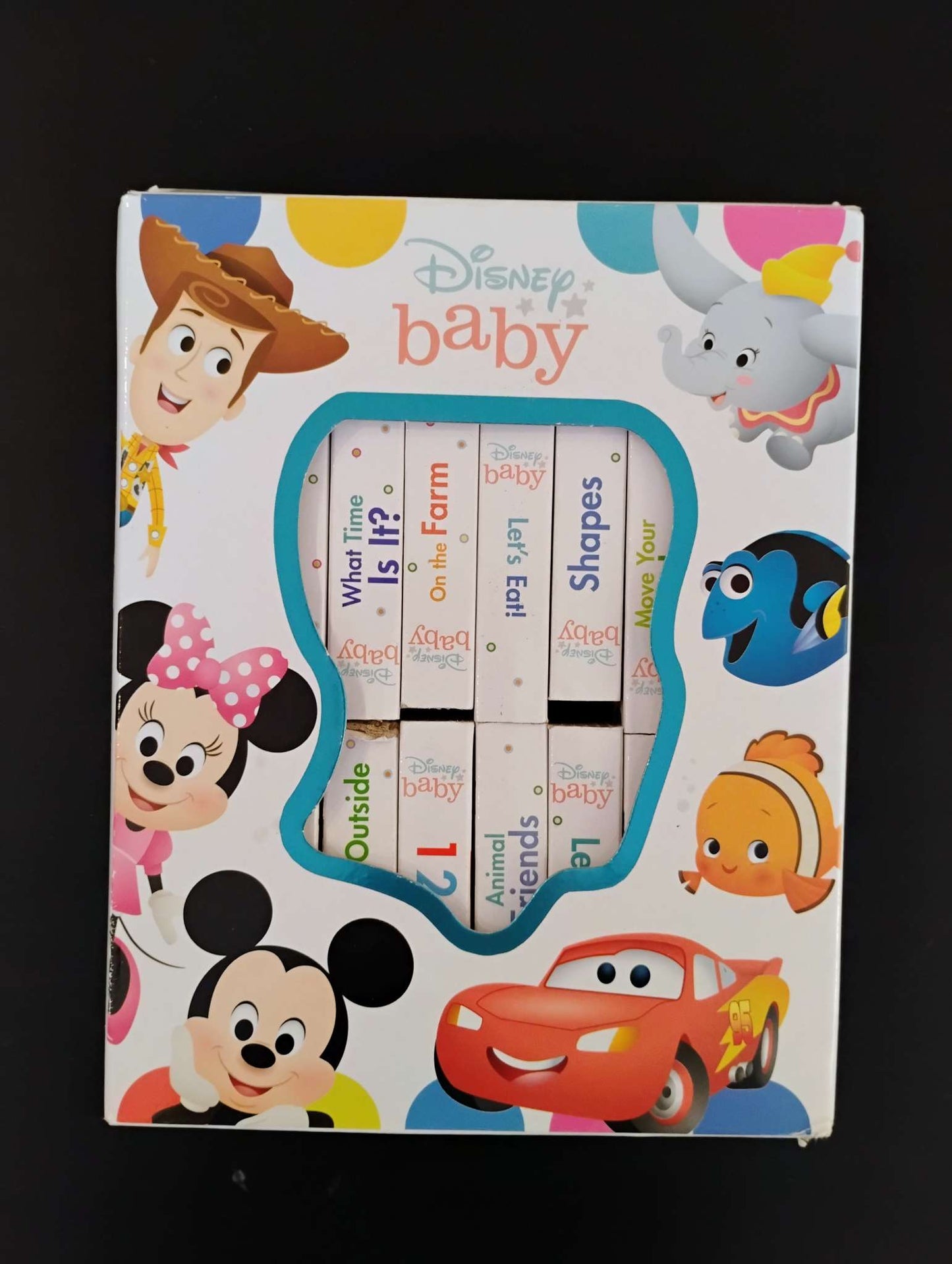 Disney Baby Board Book Block 12-Book Set