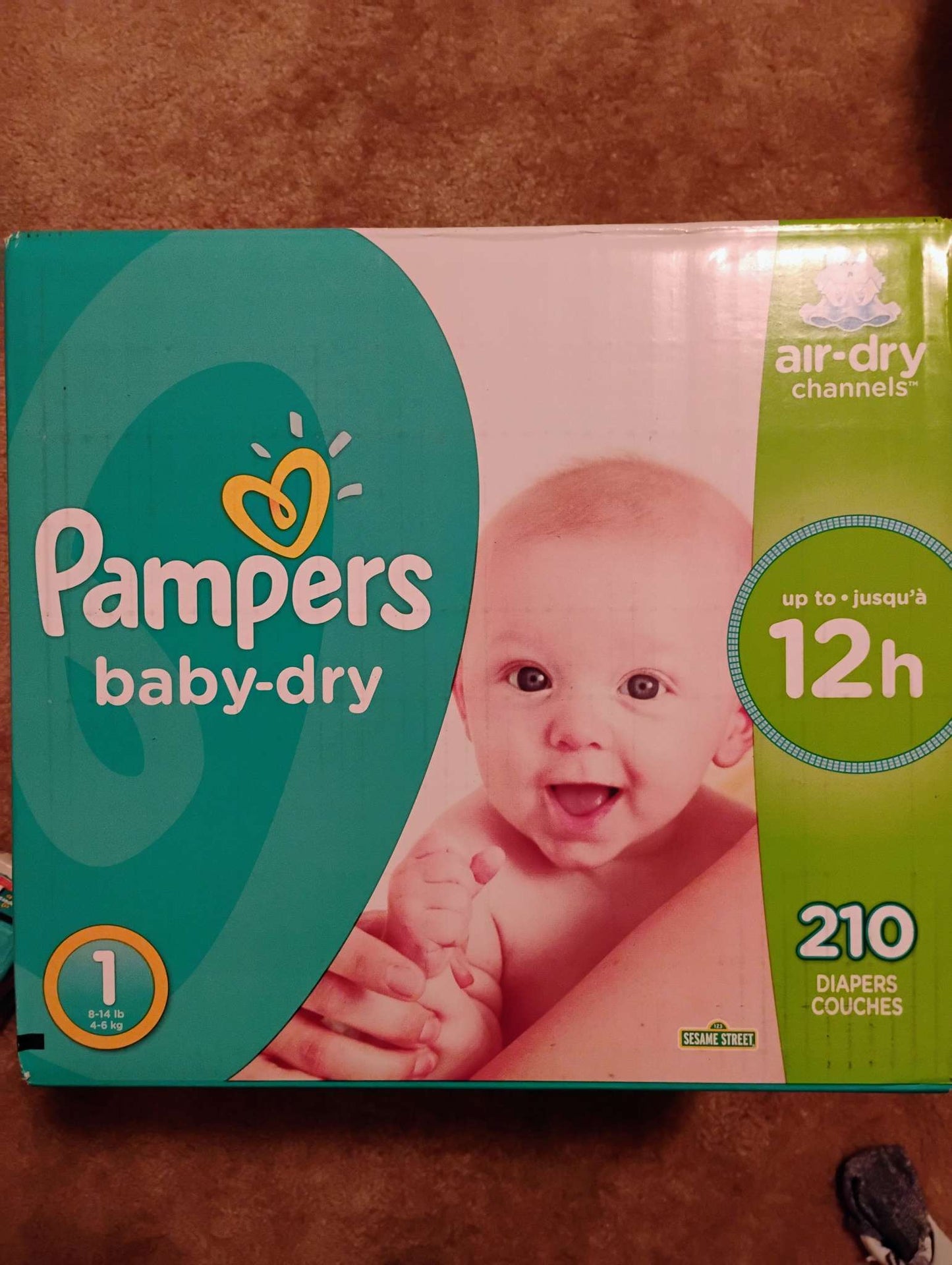 Pampers 210 count