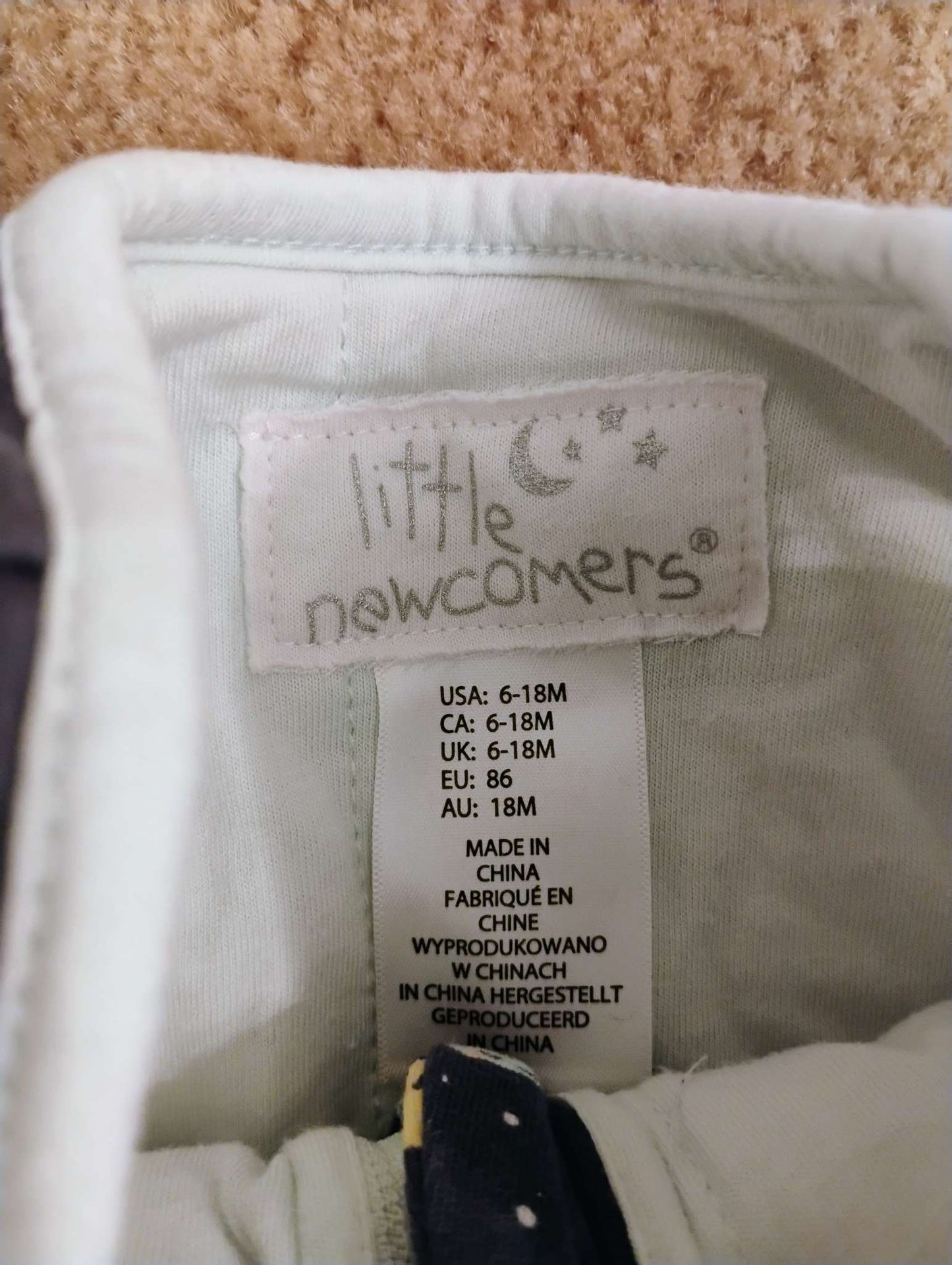 Little newcomers sleep sack 6-18months, 12-18 Months (Large)