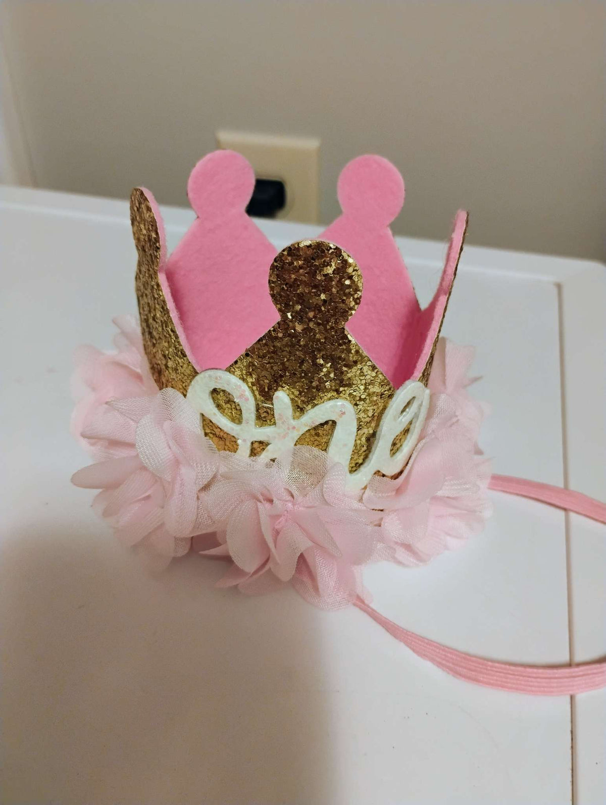 First birthday crown