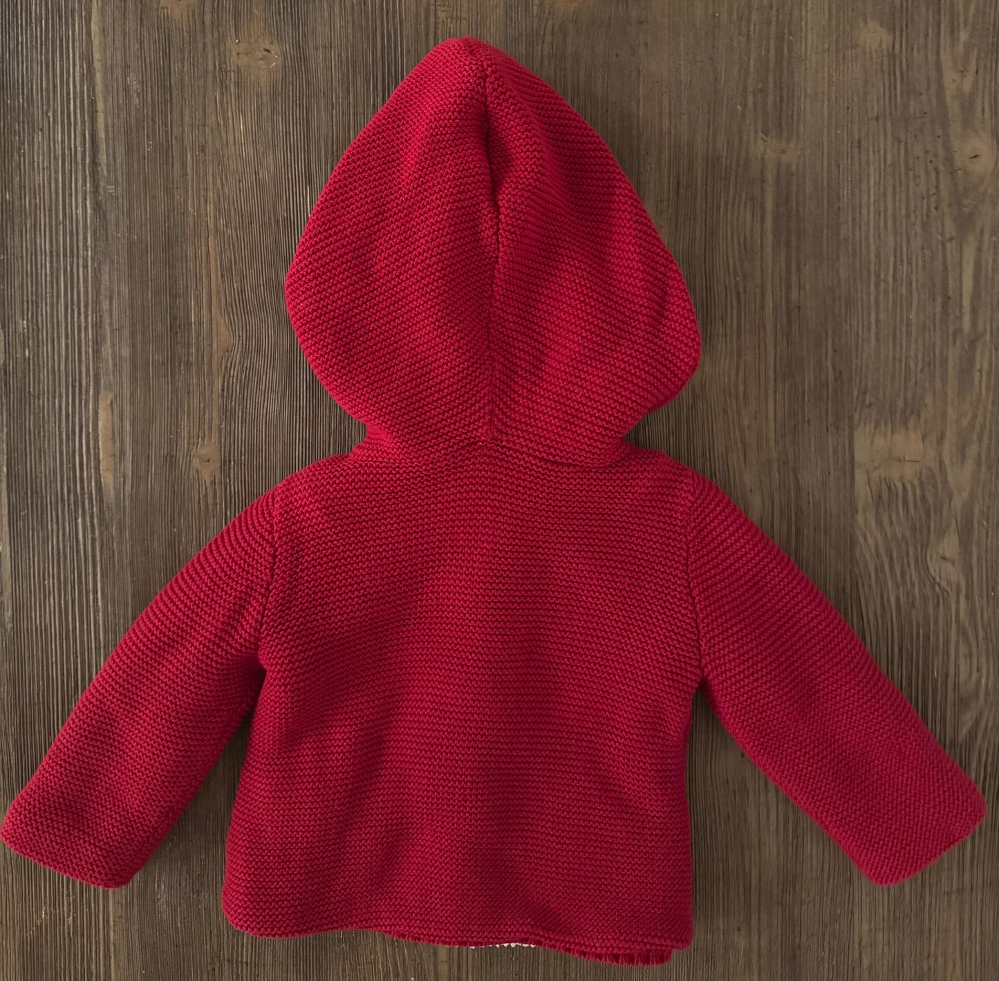 Sherpa-Lined Cotton Long -Sleeved Sweater, Kids 18 Month (12-18M)