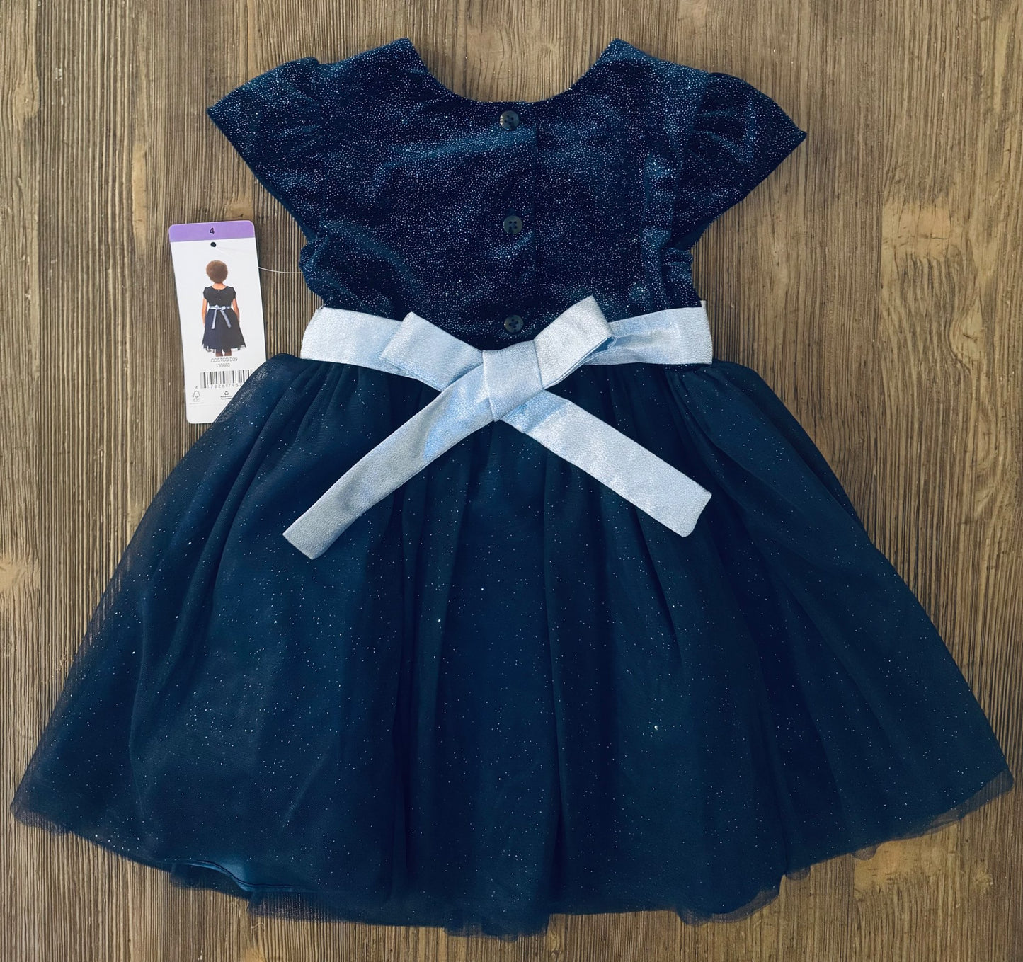 Holiday Shimmer Dress, Kids 4/4T