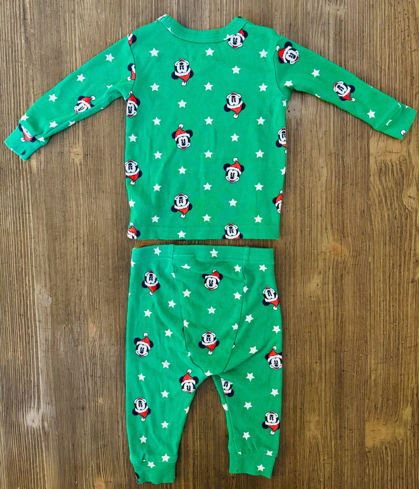 Mickey Mouse Christmas 2 Piece Pajamas, Kids 9 Month (6-9M)