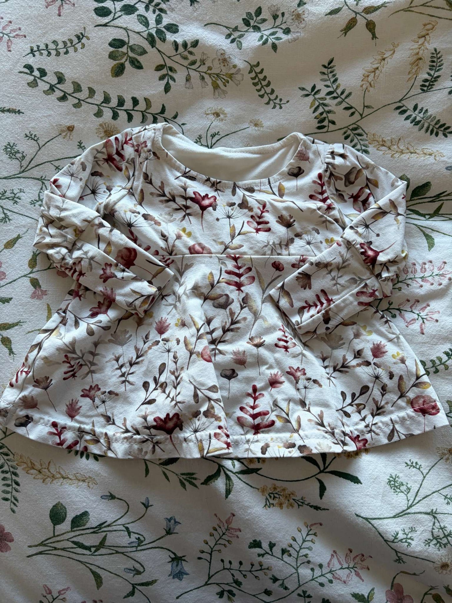 Grow With Me Peplum Top, Kids 6 Month (3-6M)