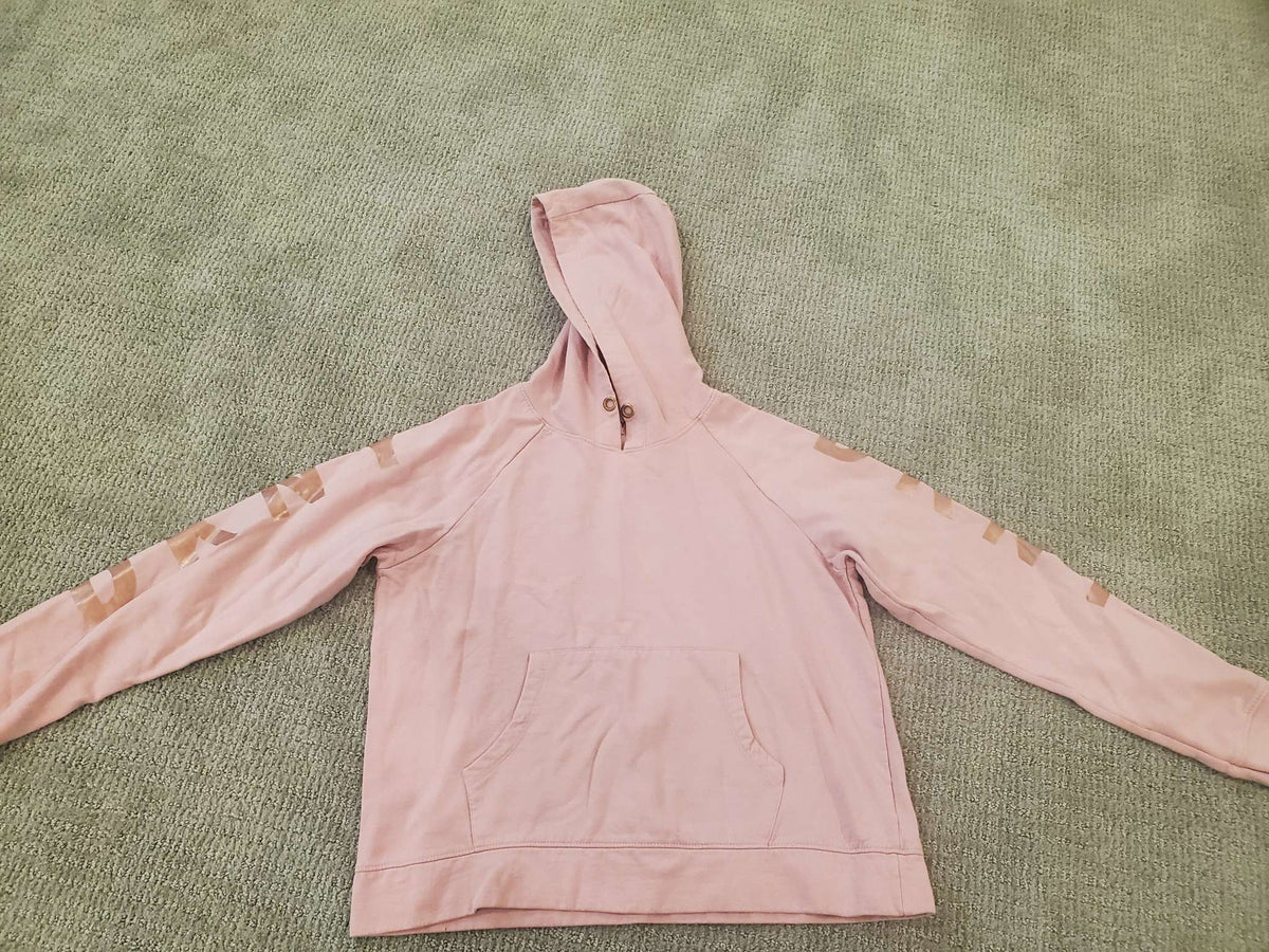 Girls Hoodie - Pink DKNY Size 14/16