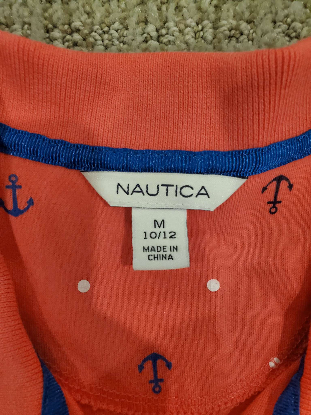 Nautica - Girls Polo Shirt Size M (10/12), Kids 10