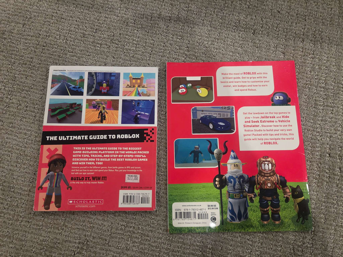 2 pack of Roblox books