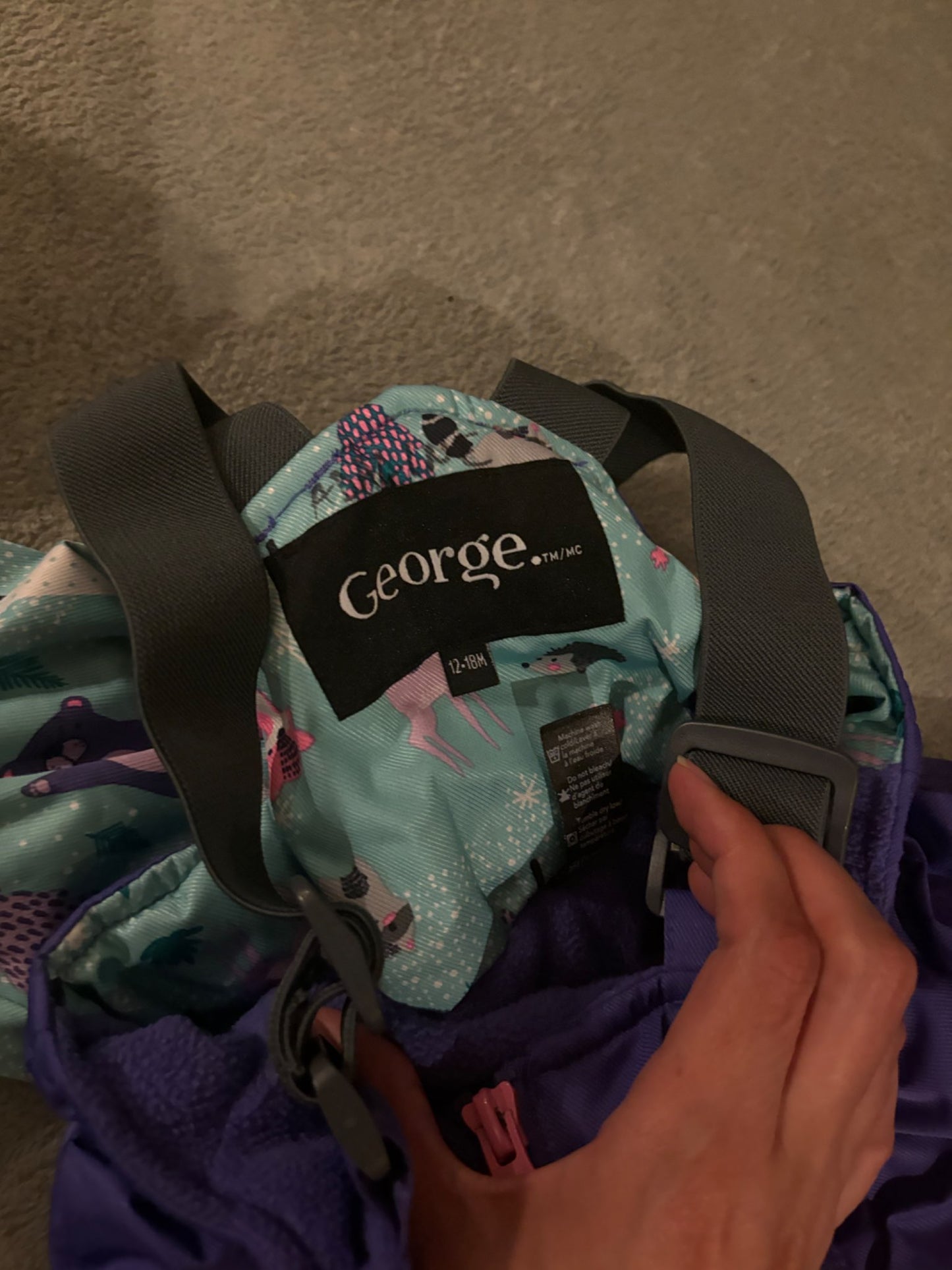 Winter jacket and ski pants girl, Kids 18 Month (12-18M)