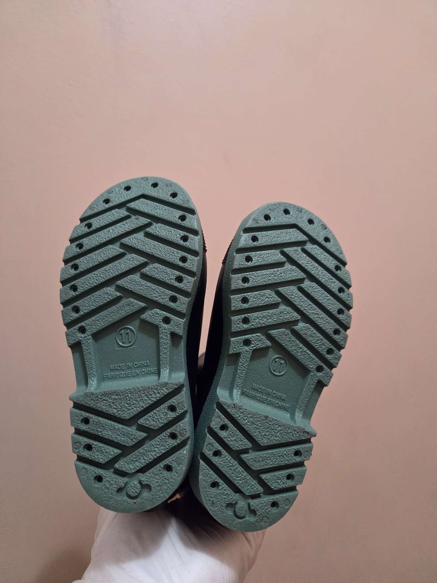 Black-Green Rainboots George size 11 (RP 24), Shoes 11 (Toddler:2-4yr)