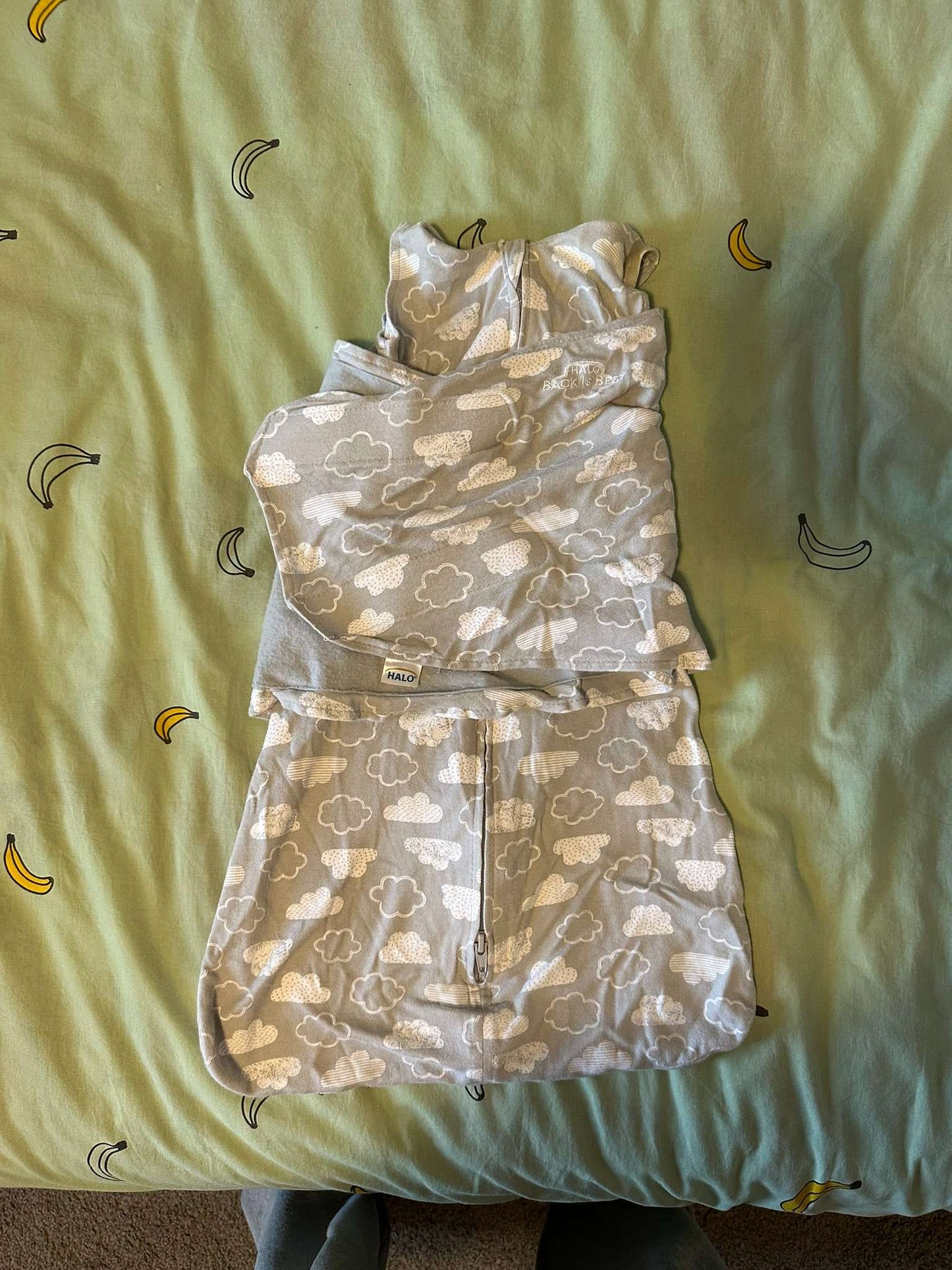 Halo SleepSack Swaddle, Size 3-6 months (6-8kg, 58-66cm), 0-6 Months (Small)