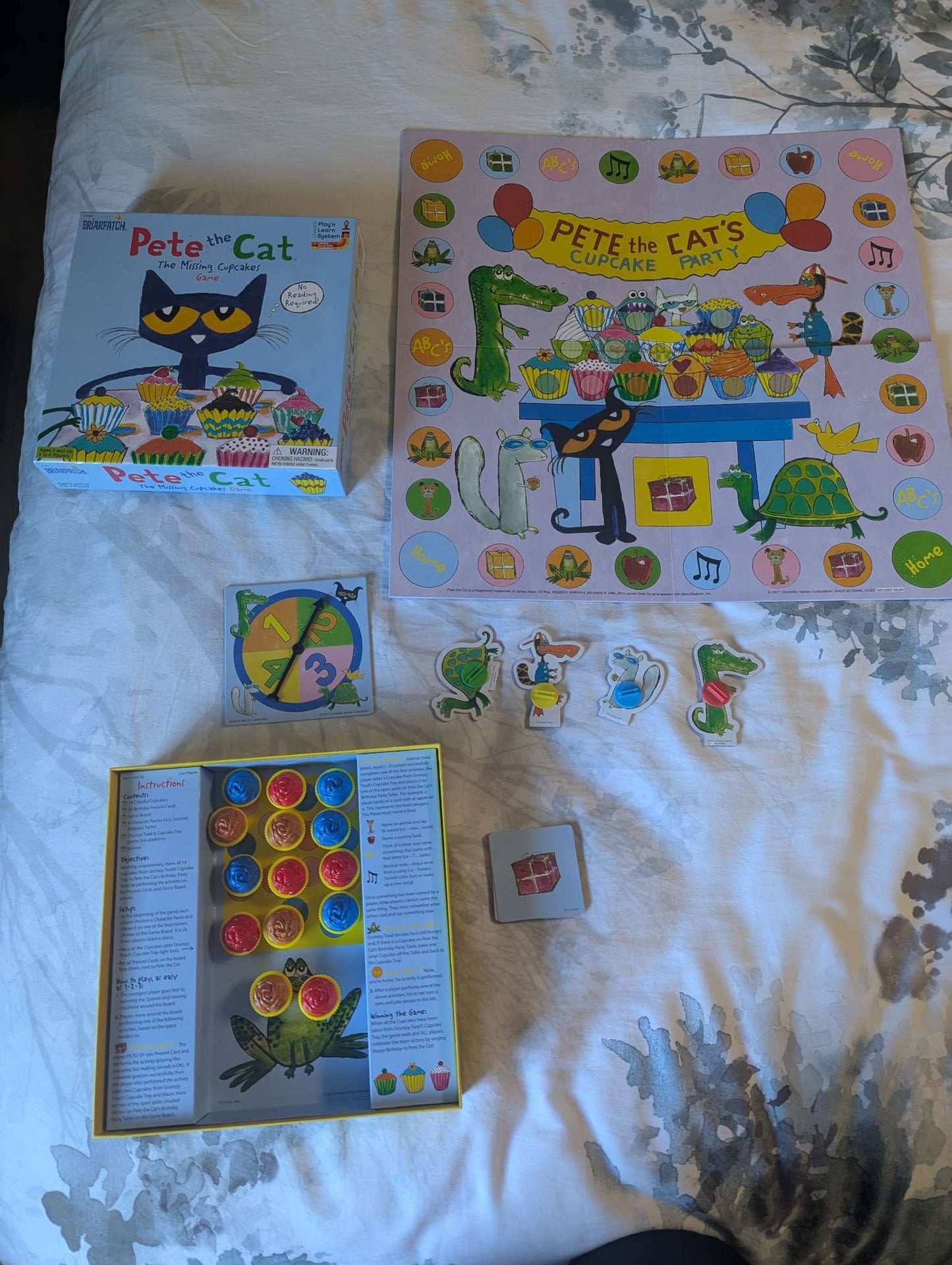 EUC Pete the Cat and the Missing Cupcakes Game, MSRP $26.99