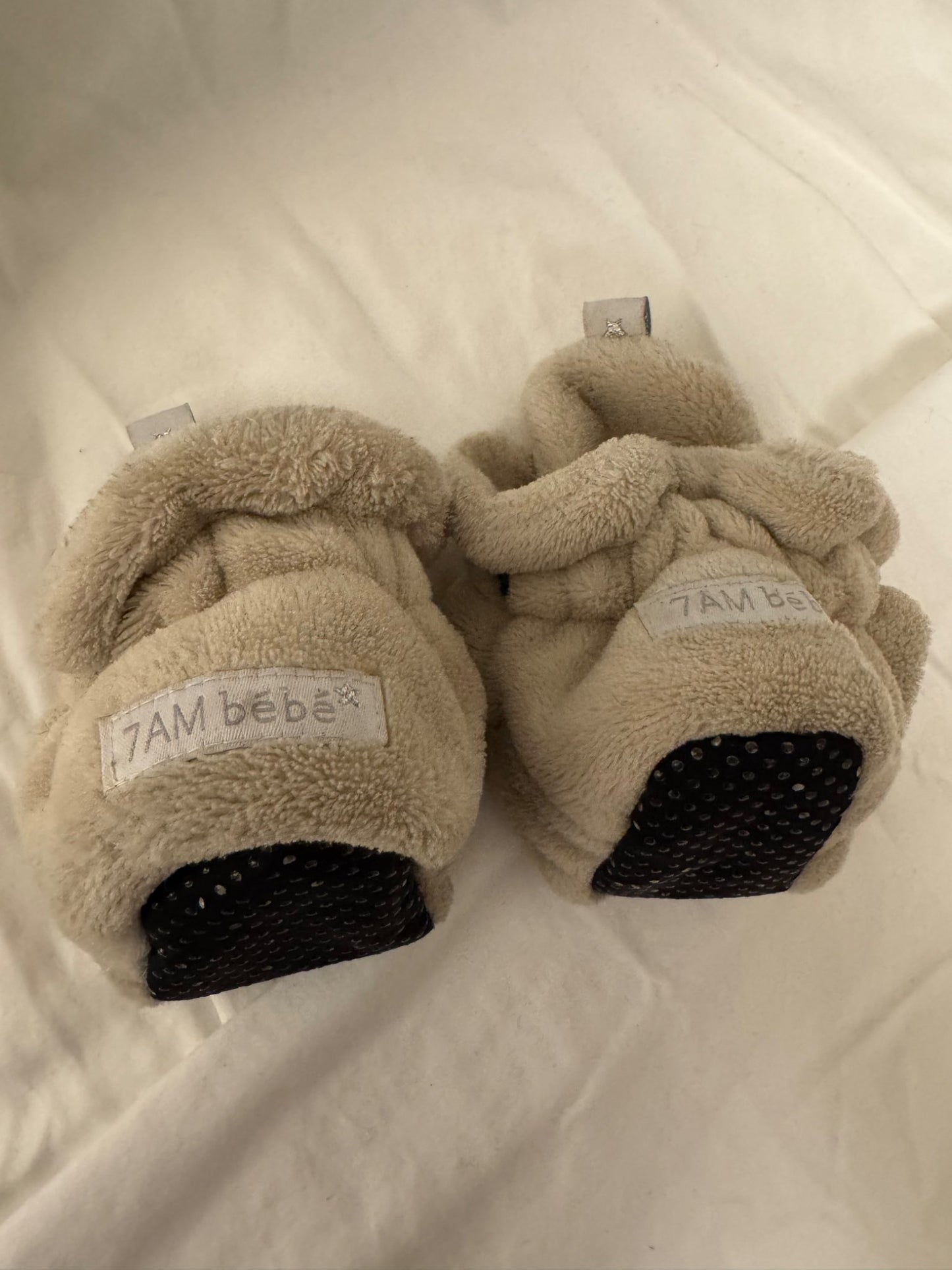 7AM Bebe Fleece Booties, Shoes 3 (Baby: 0-12 mth)