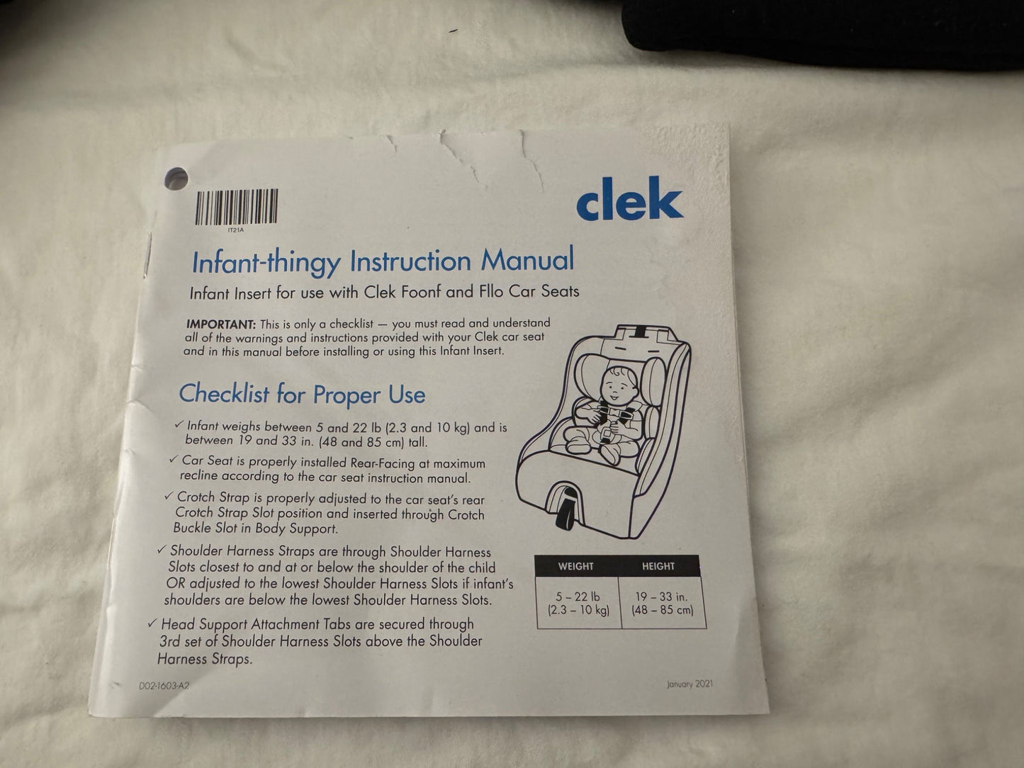 Clek Infant-thingy