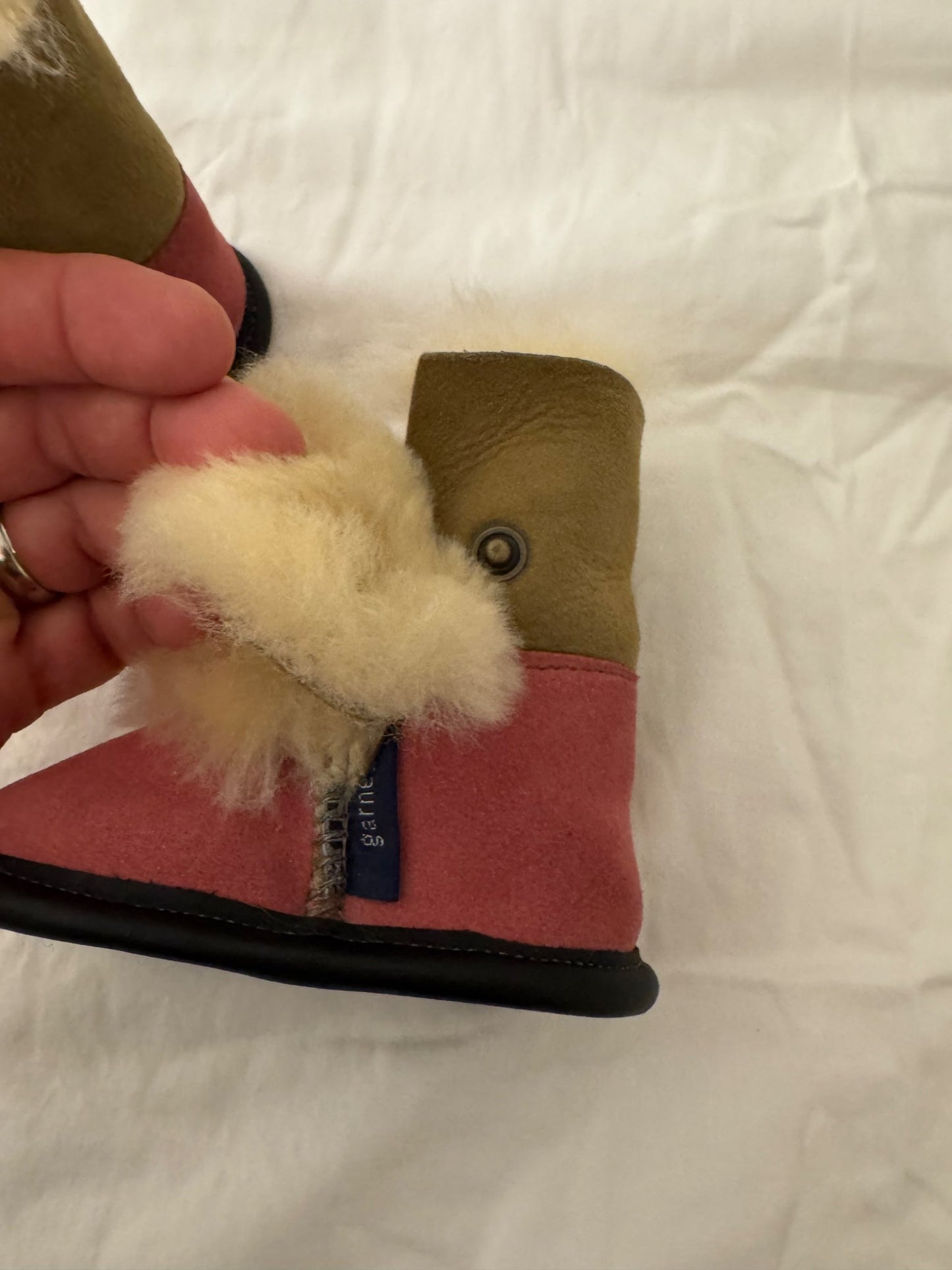 Garneau Sheepskin Winter Slippers, Shoes 4 (Baby: 0-12 mth)