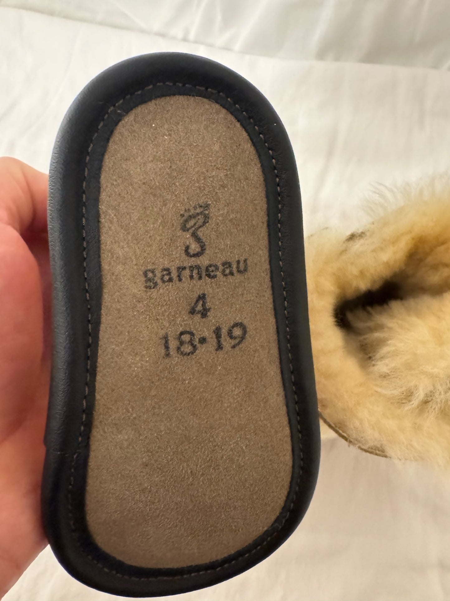 Garneau Sheepskin Winter Slippers, Shoes 4 (Baby: 0-12 mth)