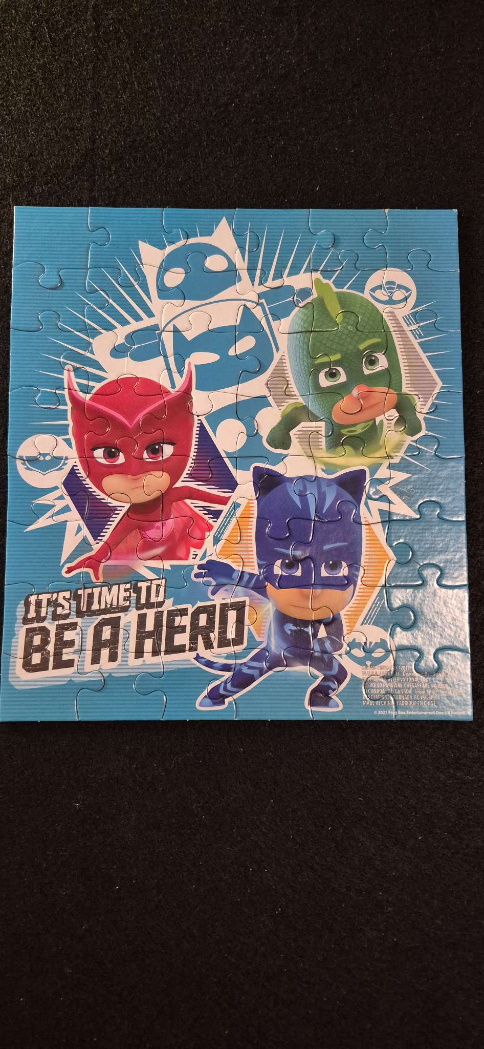 Paw patrol and Hot Wheels puzzle