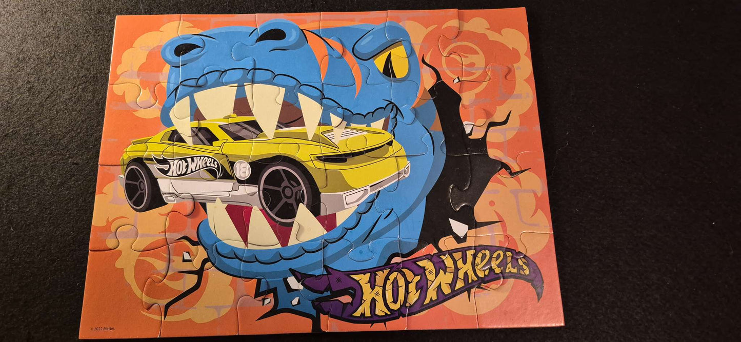 Paw patrol and Hot Wheels puzzle