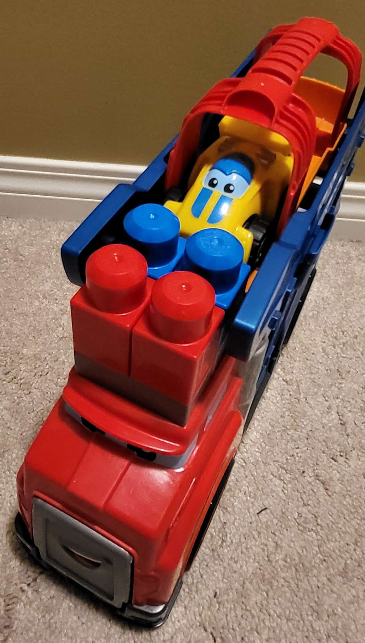 Mega Bloks First Builders Fast Tracks Racing Rig