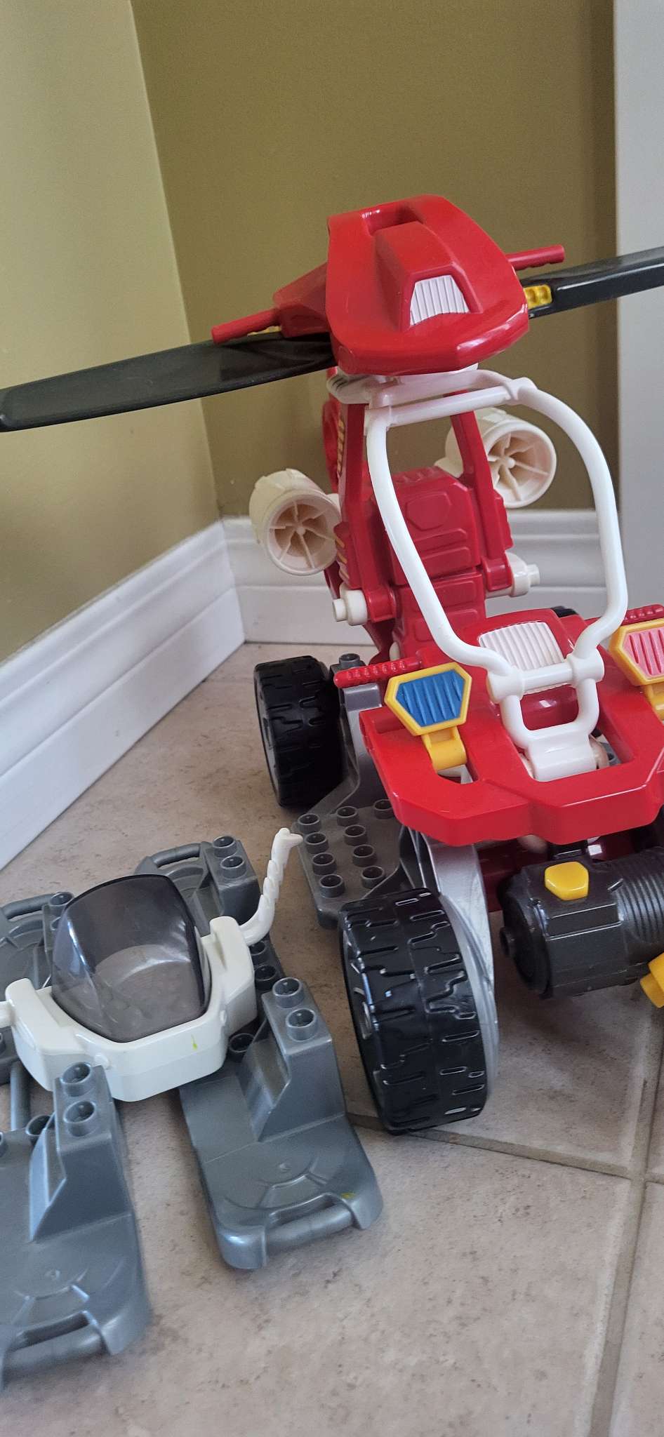 MEGA BLOKS RESCUE TECH SKYRANGER ATV SET