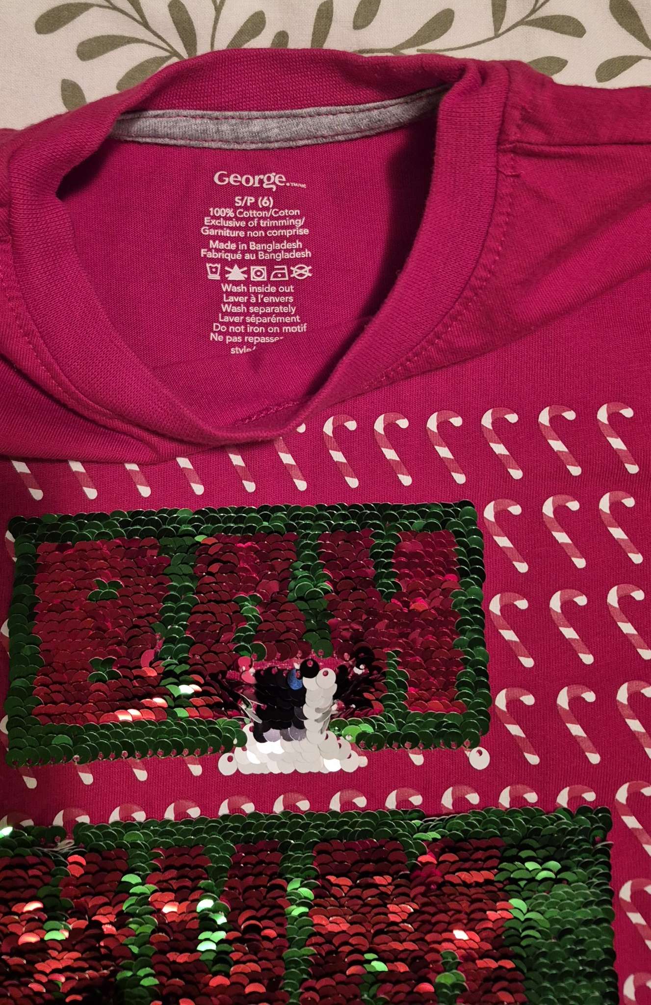 Christmas shirt, Kids 6/6X