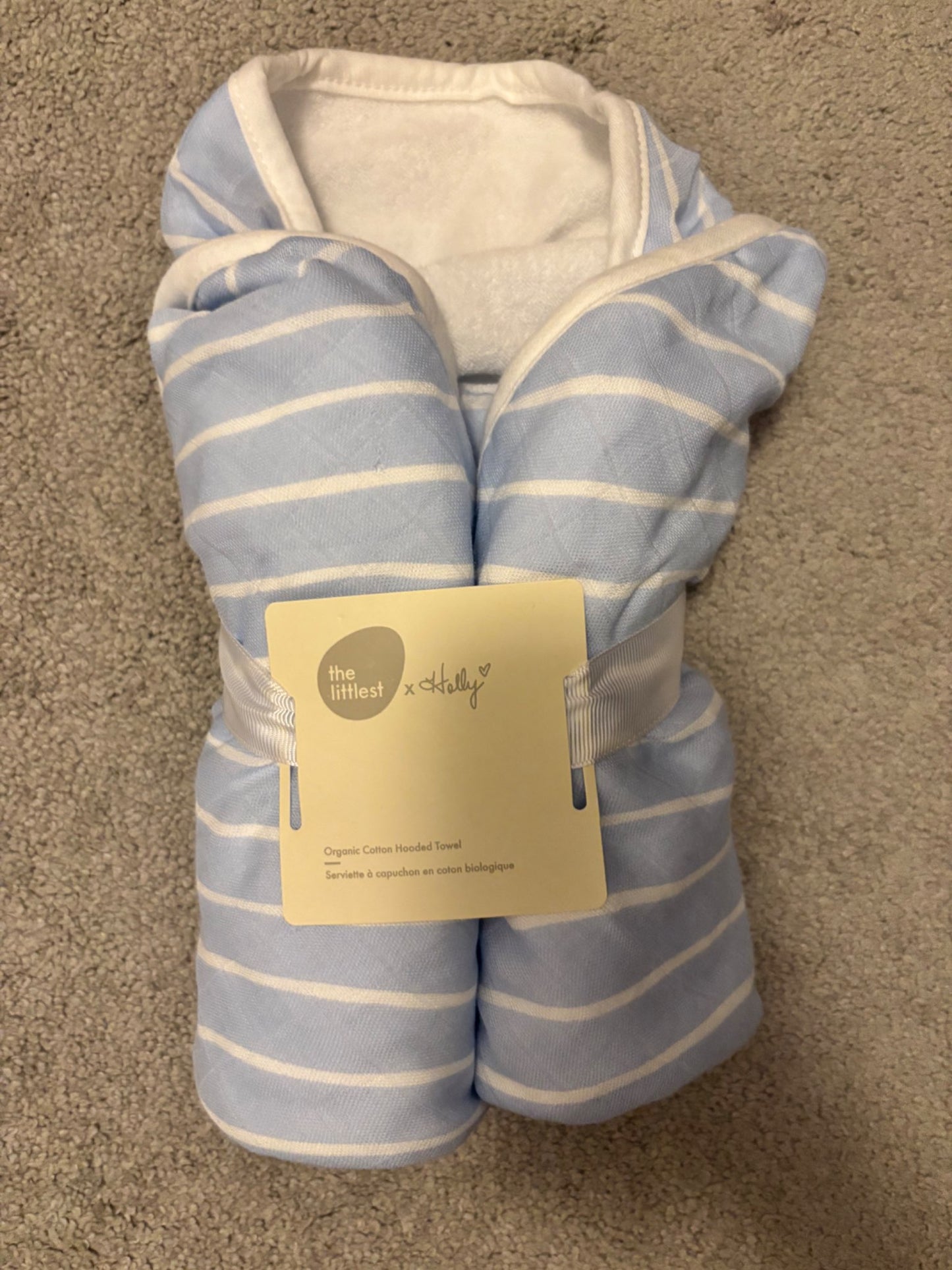 Organic Cotton hooded bath towel NEW