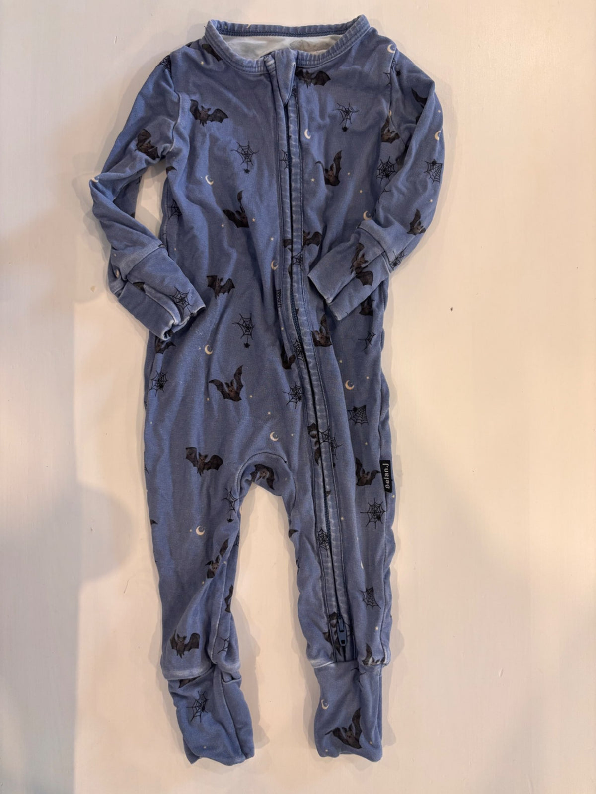 Belan.j Halloween Bats Footed Sleeper 6-12 mos, Kids 9 Month (6-9M)