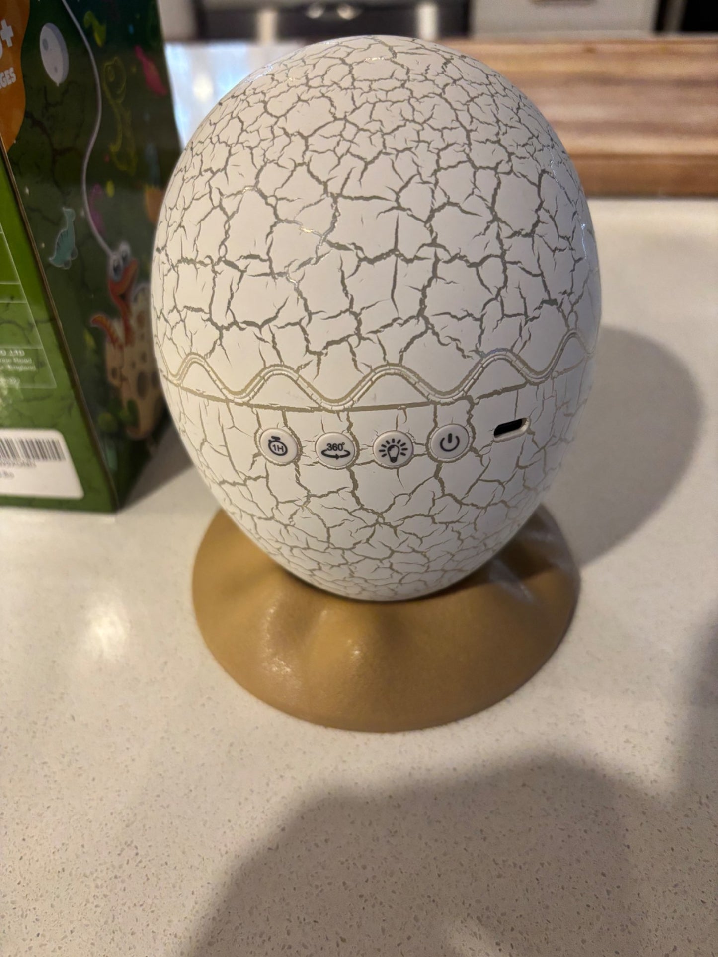 Dinosaur Egg Projection Night Light