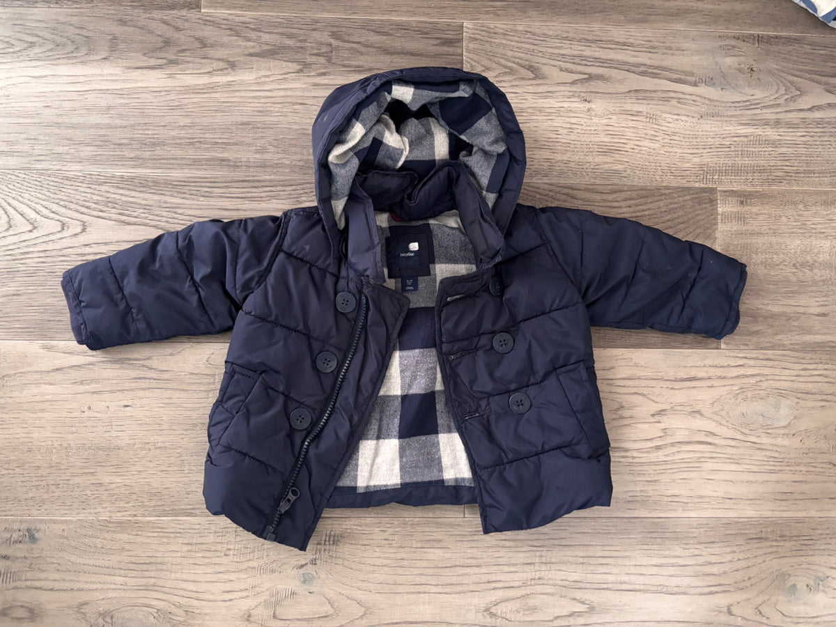 Navy Gap Winter Jacket 12-18 months, Kids 18 Month (12-18M)