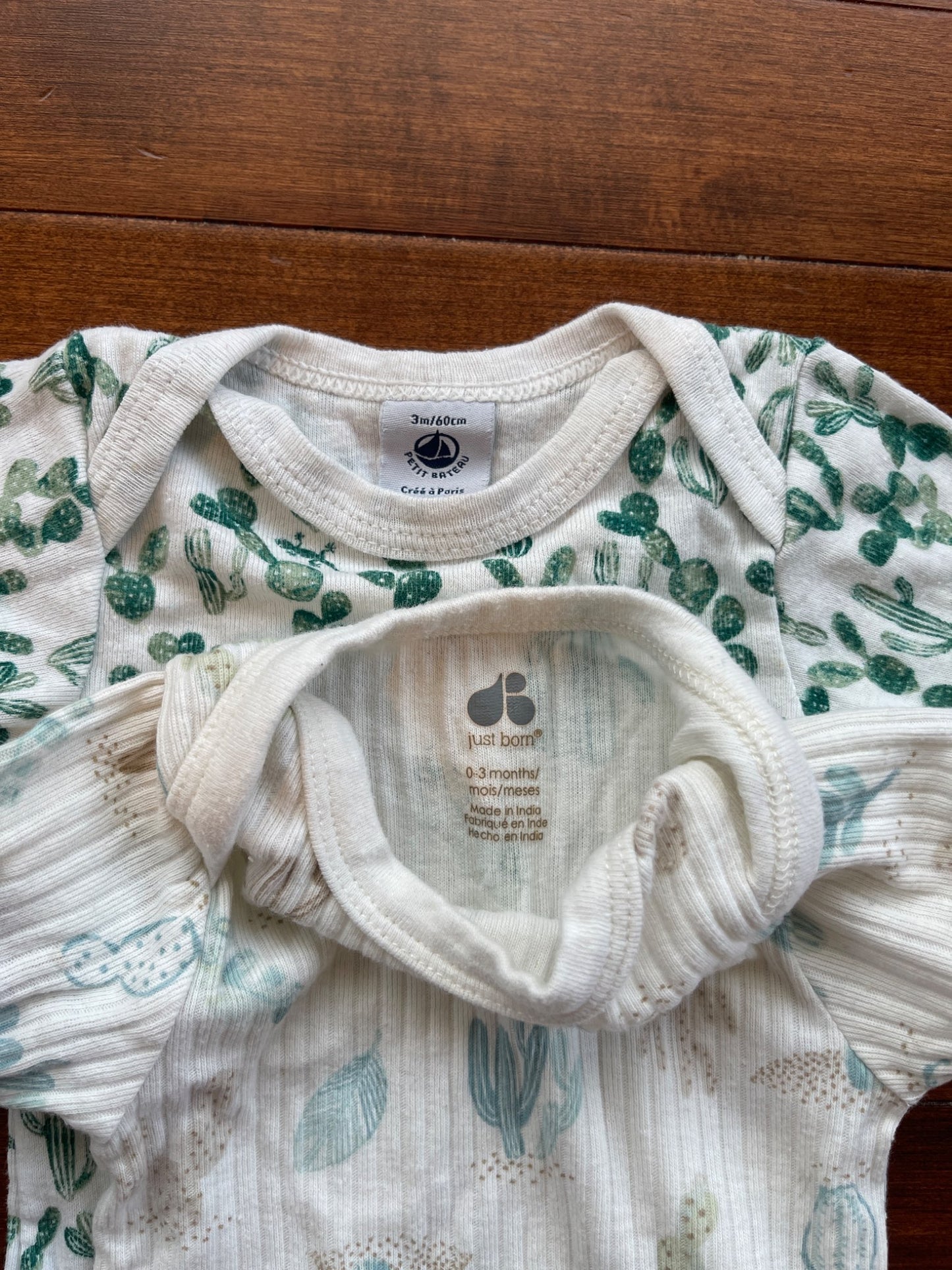 Cactus Onesies, Kids 3 Month (0-3M)