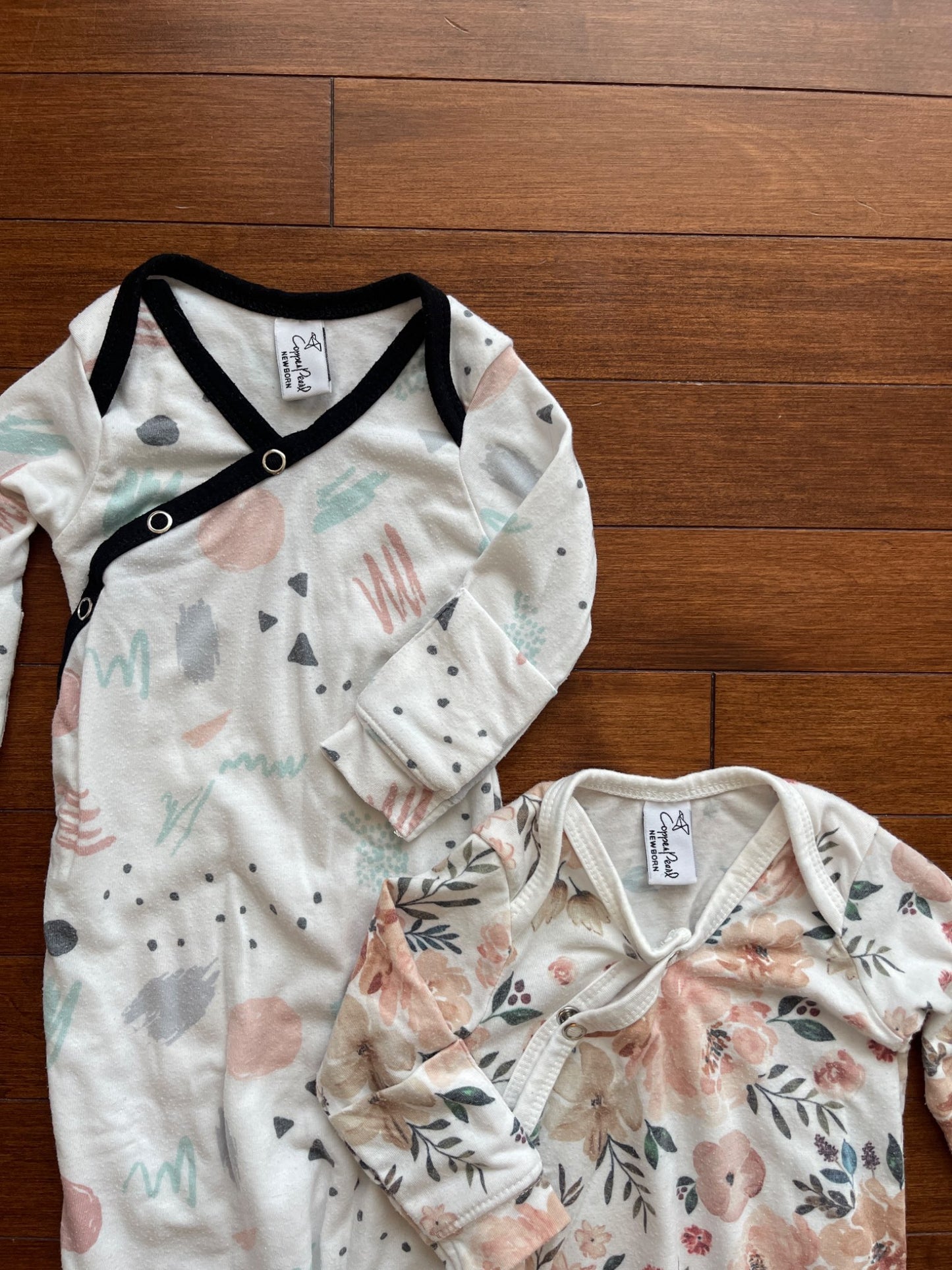 Copper Pearl Knotted Gowns, Kids Newborn