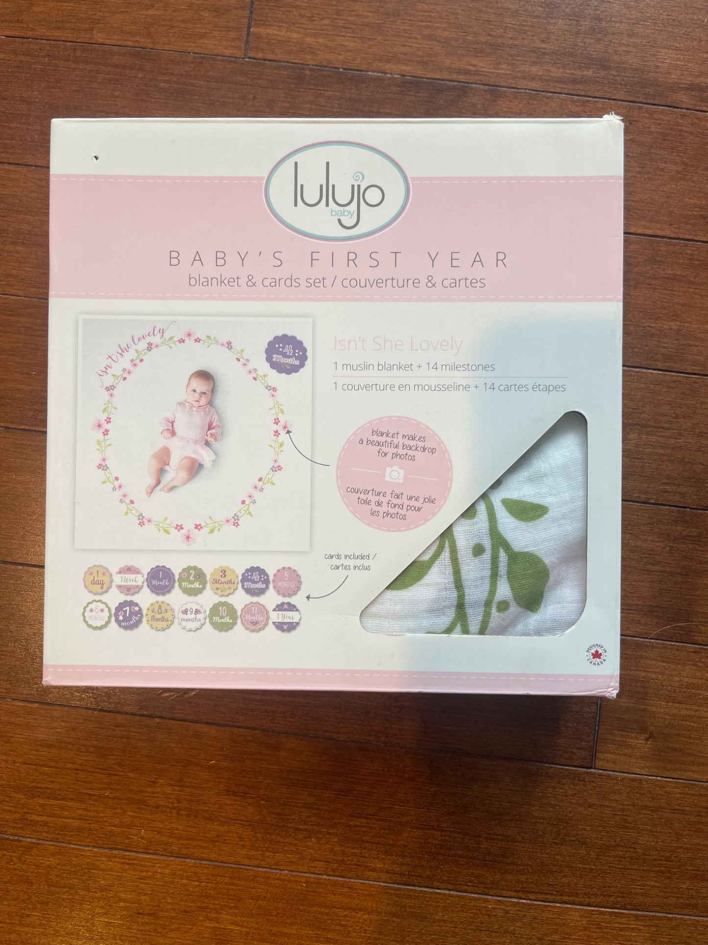 Lulujo Blanket and Milestone Cards