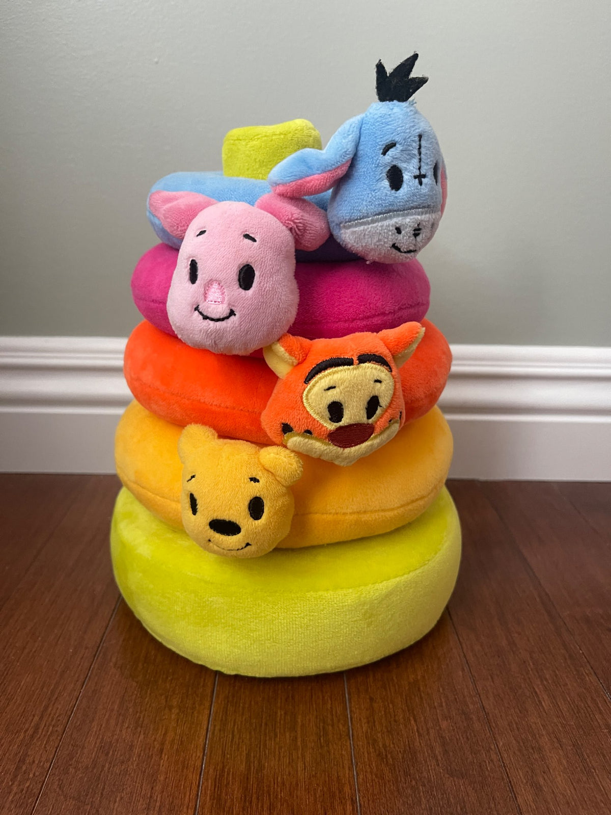 Plush Winnie the Pooh Ring Stacker