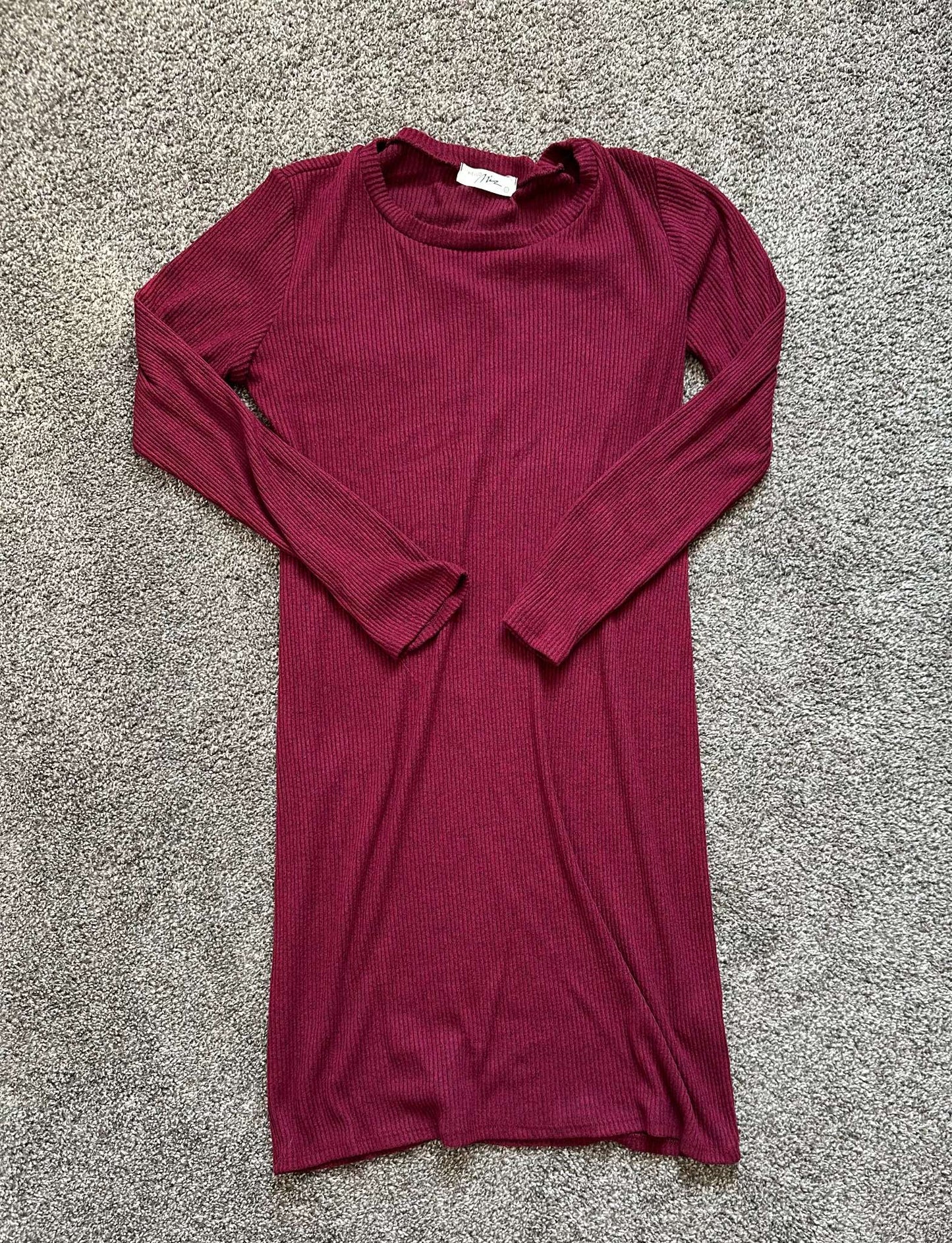 Red Maternity Dress, Maternity L (12-14)