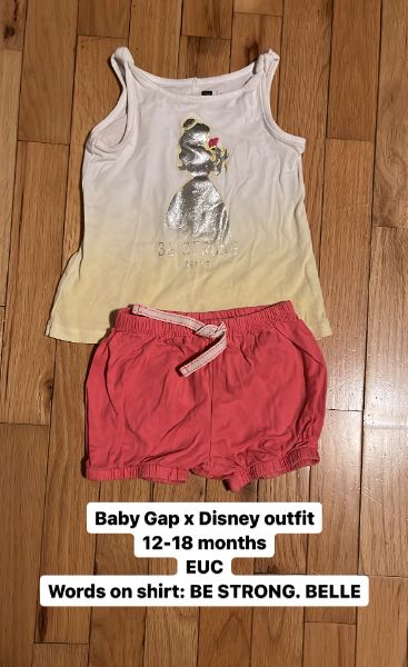 12 months Belle Outfit, Kids 18 Month (12-18M)