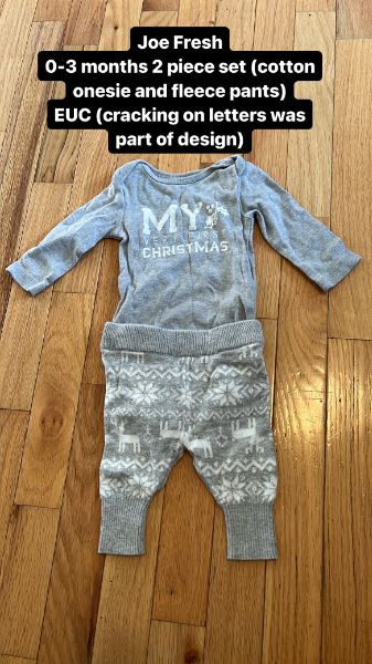 0-3 months First Christmas Set, Kids 3 Month (0-3M)