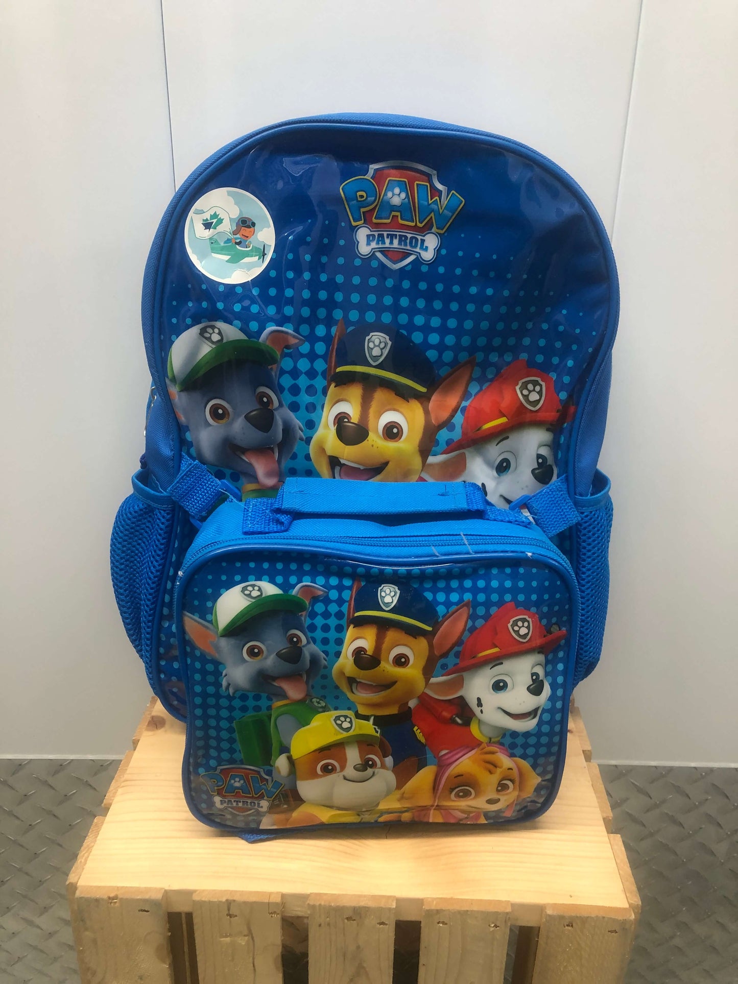 Paw Patrol backpack + lunch bag combo