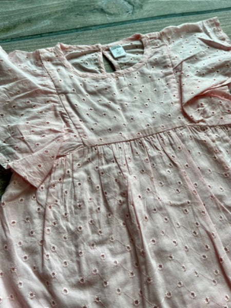 Harper Canyon (Nordstrom) size 5 girls light pink eyelet top, brand new with tags, Kids 5/5T (extra small)