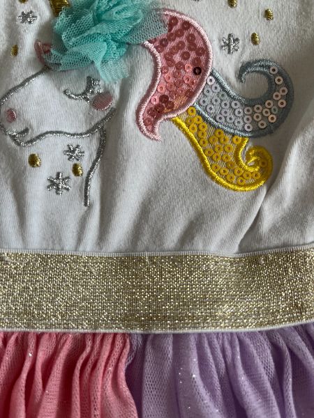 12 month Unicorn Tutu Dress, Kids 18 Month (12-18M)
