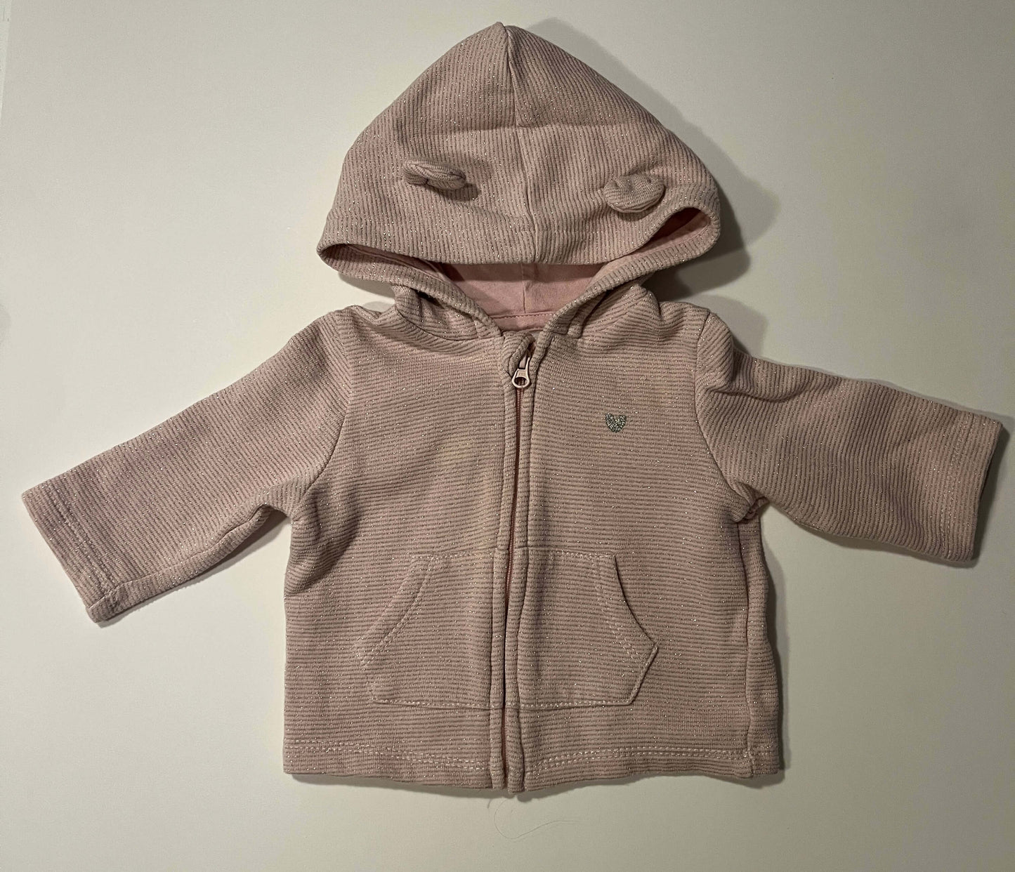 3-Month Girls' Hoodies & Vest Bundle – Carter’s, Kiabi , vest brand is unknown. , Kids 3 Month (0-3M)