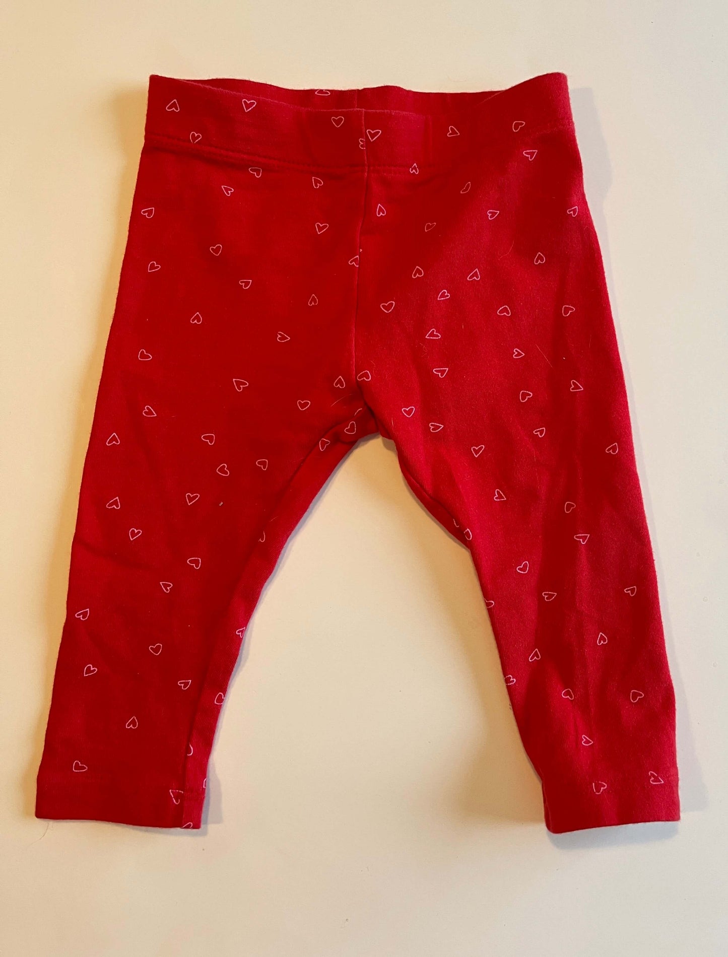 Girls' Valentine's Day bundle: Pink dress – Free Style, size 6-9 months Onesie & leggings – George, size 6-12 months, Kids 9 Month (6-9M)