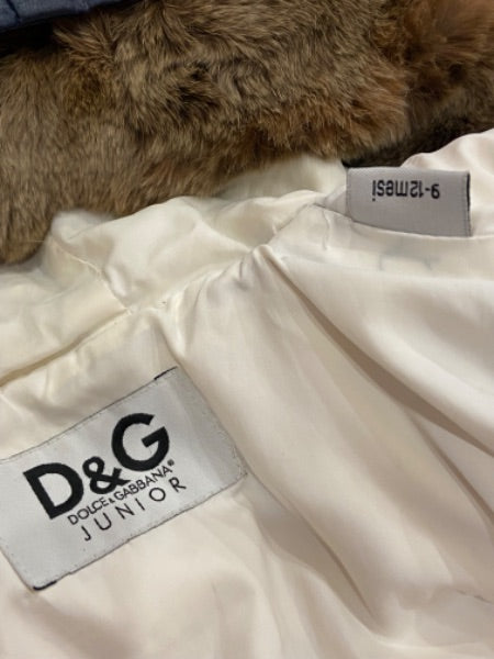 VGUC, D & G Junior Winter Coat, size 9-12mos, Kids 12 Month (9-12M)