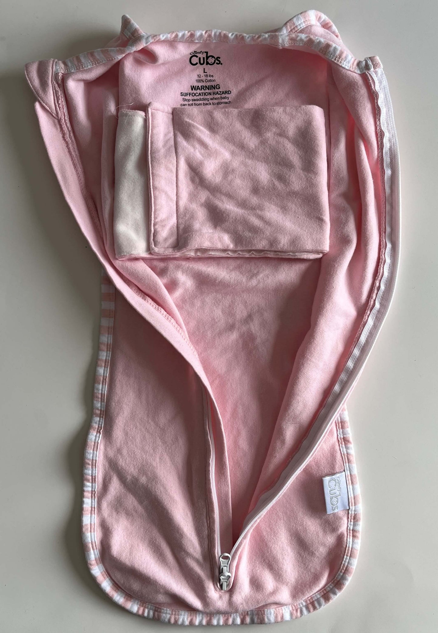 Comfy Cubs Swaddle Large 12-18 Pounds, 0-3 Months (Newborn)